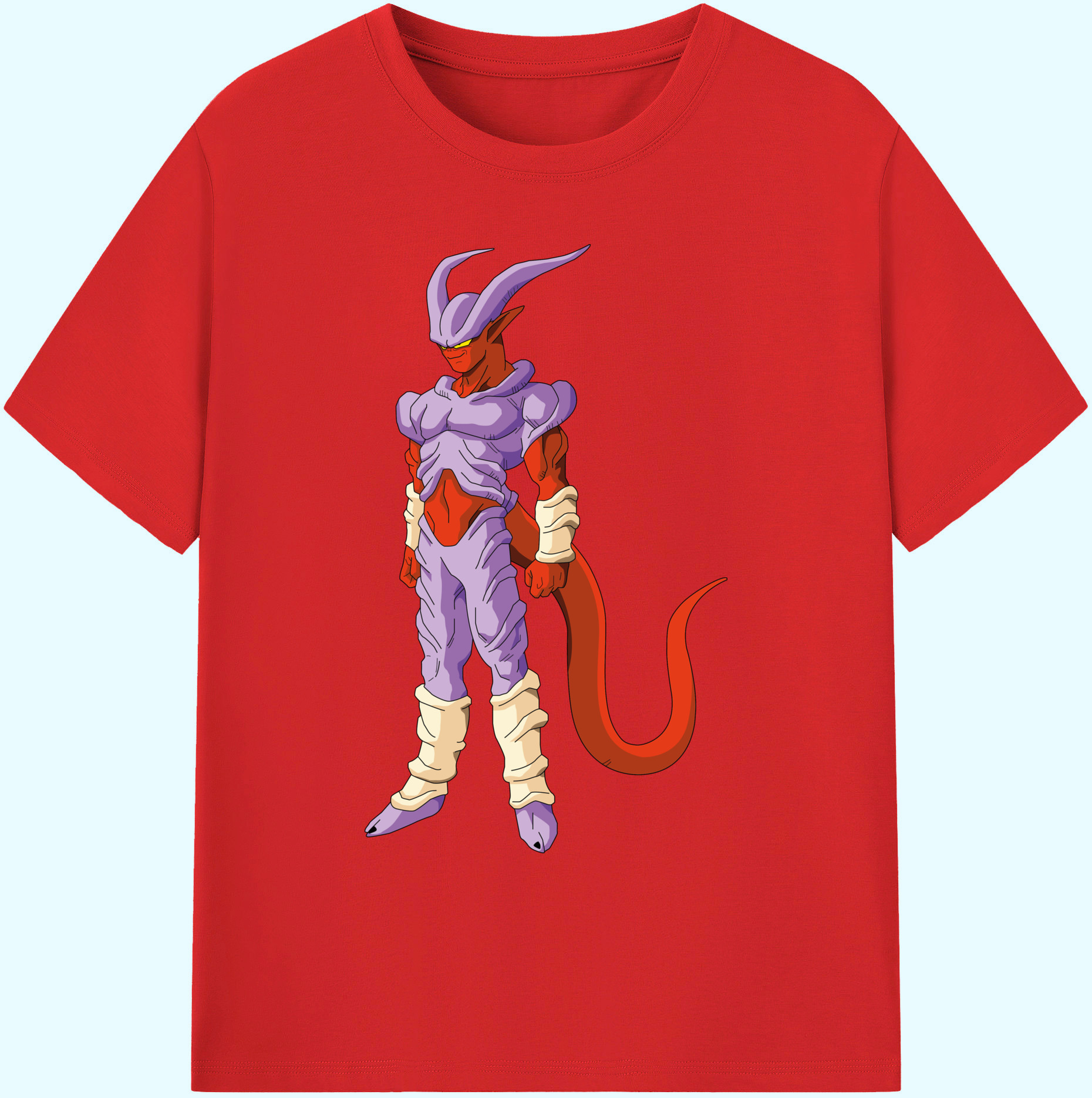 （画像用） ドラゴンボール ジャネンバ DRAGON BALL Janemba 綿100％ メンズ半袖Tシャツ｜肌触りやわらか＆通気性