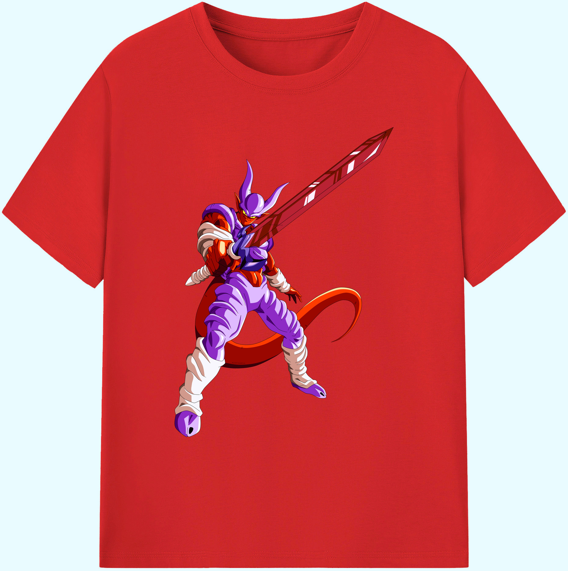 （画像用） ドラゴンボール ジャネンバ DRAGON BALL Janemba 綿100％ メンズ半袖Tシャツ｜肌触りやわらか＆通気性