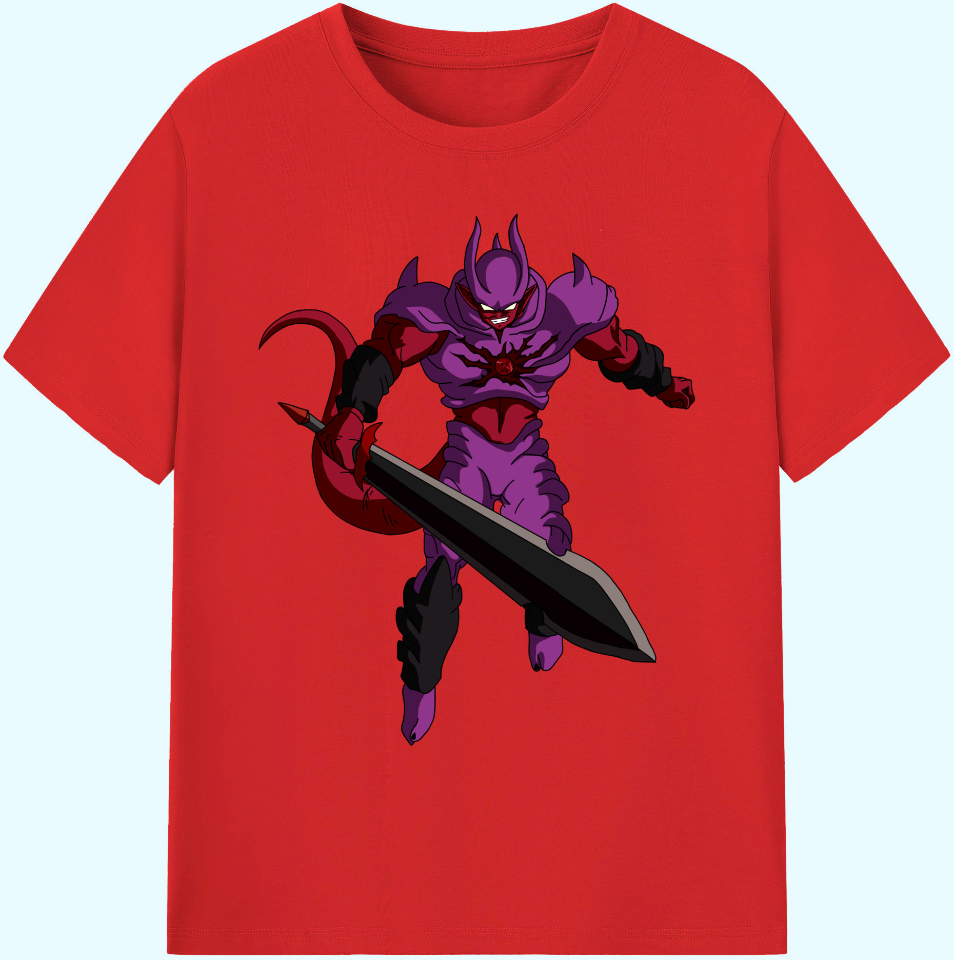 （画像用） ドラゴンボール ジャネンバ DRAGON BALL Janemba 綿100％ メンズ半袖Tシャツ｜肌触りやわらか＆通気性