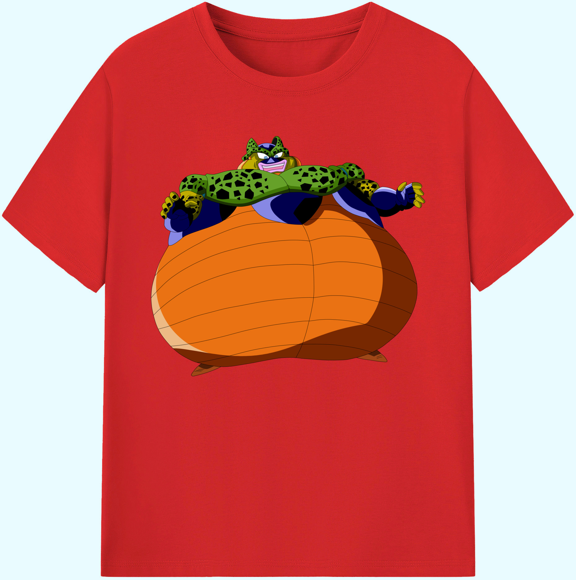 （画像用） ドラゴンボール セル DRAGON BALL Cell 綿100％ メンズ半袖Tシャツ｜肌触りやわらか＆通気性