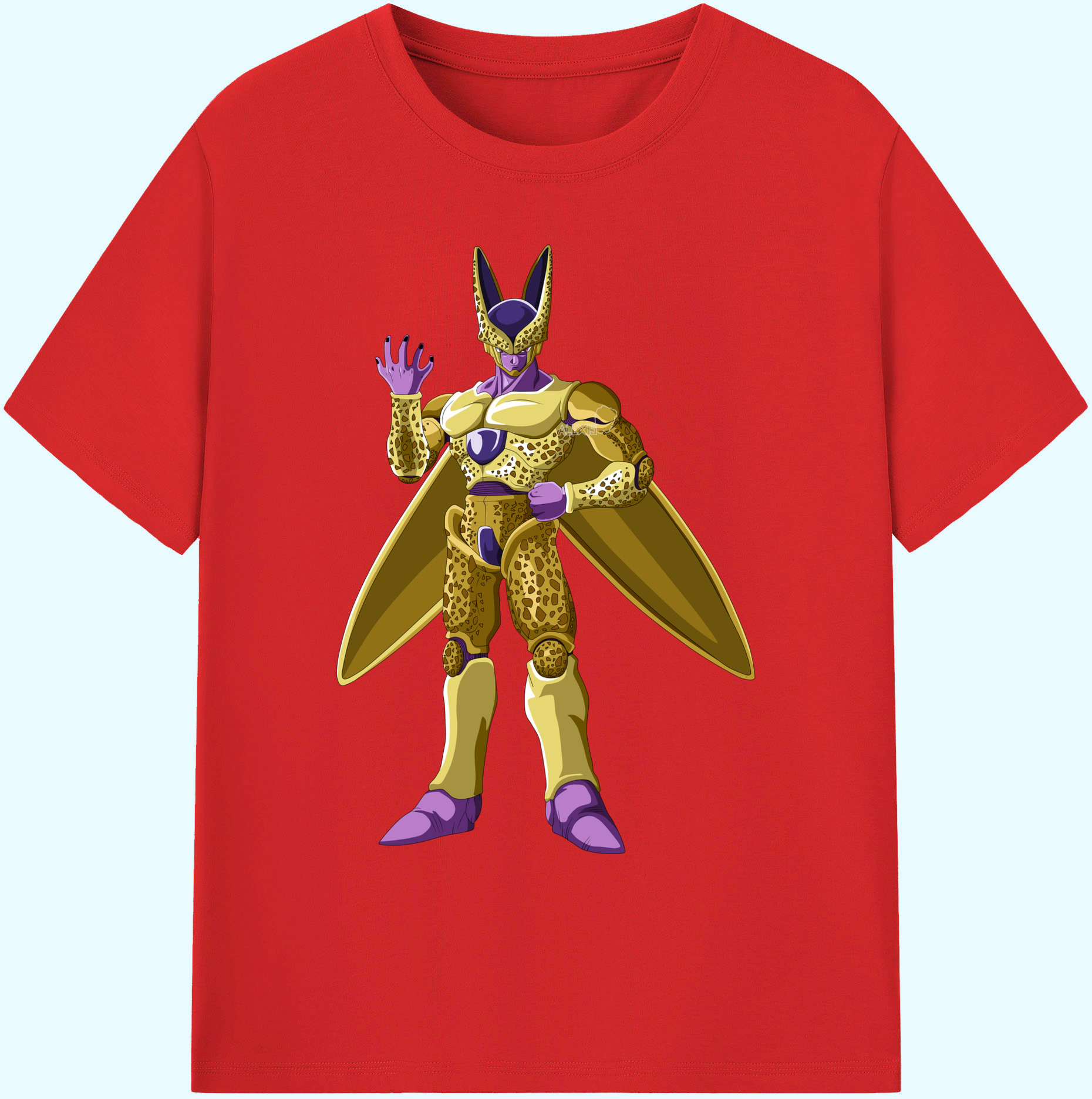 （画像用） ドラゴンボール セル DRAGON BALL Cell 綿100％ メンズ半袖Tシャツ｜肌触りやわらか＆通気性