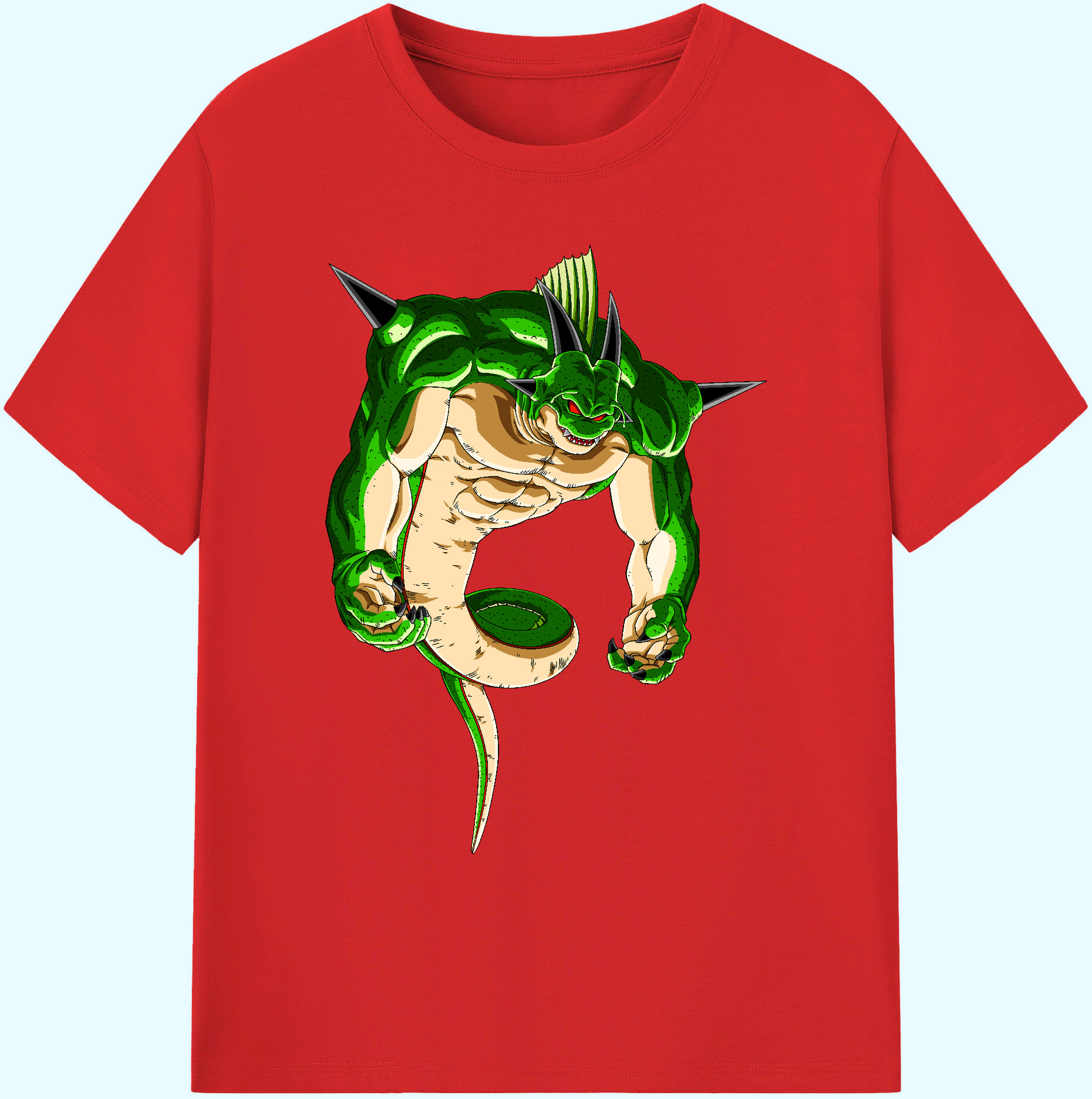 （画像用） ドラゴンボール 神龍 シェンロン DRAGON BALL Shenron 綿100％ メンズ半袖Tシャツ｜肌触りやわらか＆通気性