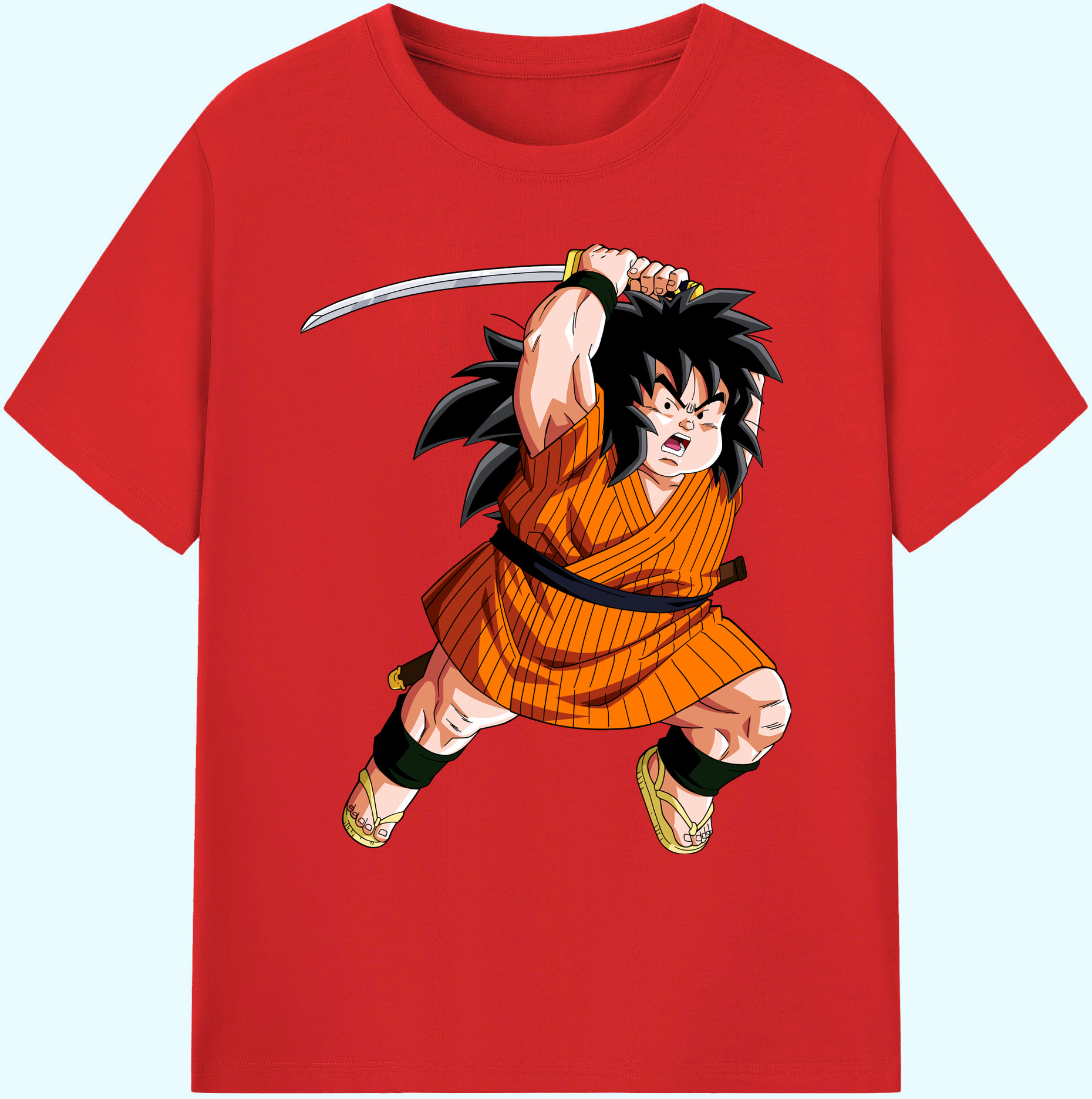 （画像用） ドラゴンボール やじろべえ DRAGON BALL Yajirobe 綿100％ メンズ半袖Tシャツ｜肌触りやわらか＆通気性