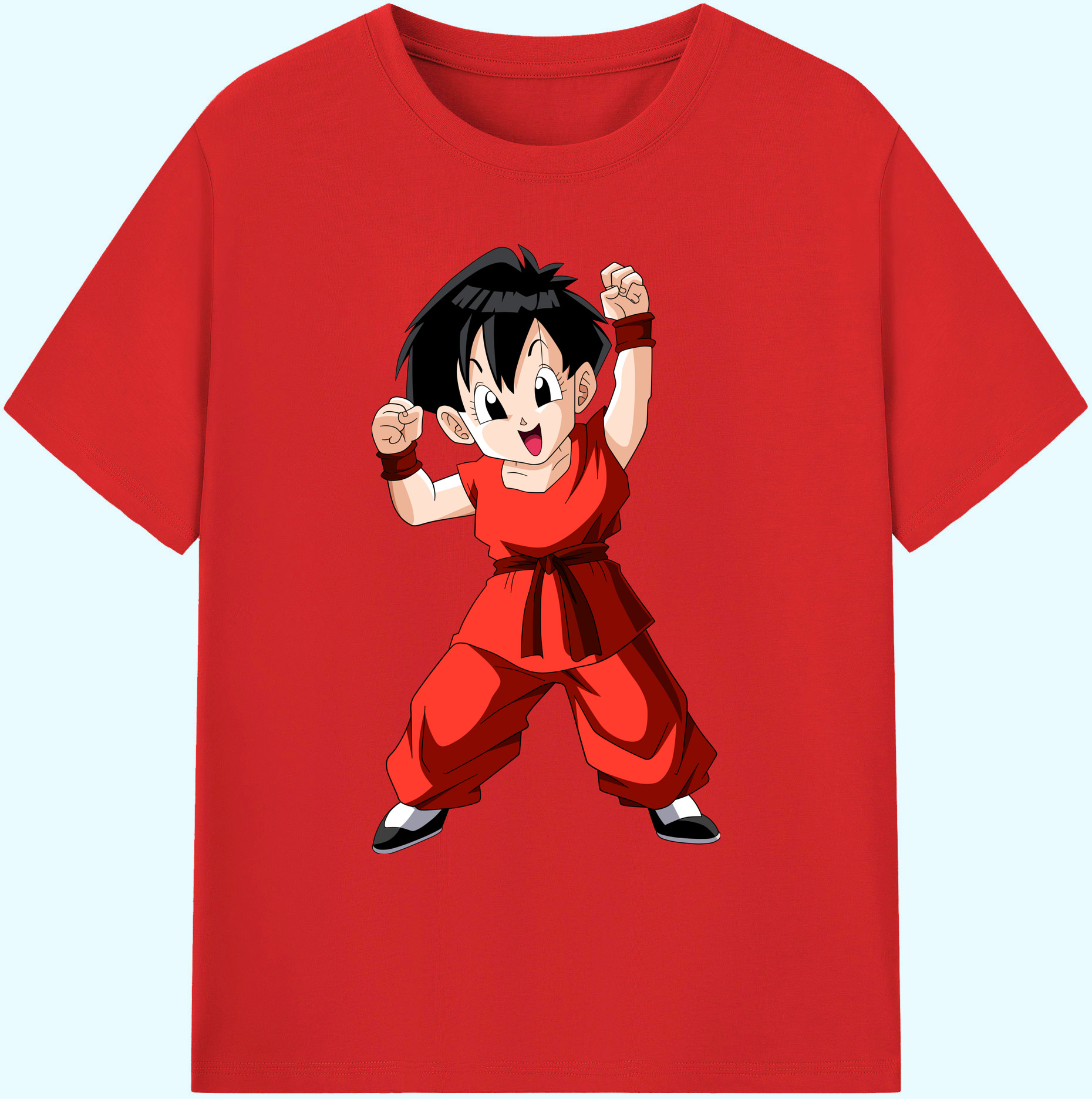 （画像用） ドラゴンボール パン DRAGON BALL Pan 綿100％ メンズ半袖Tシャツ｜肌触りやわらか＆通気性