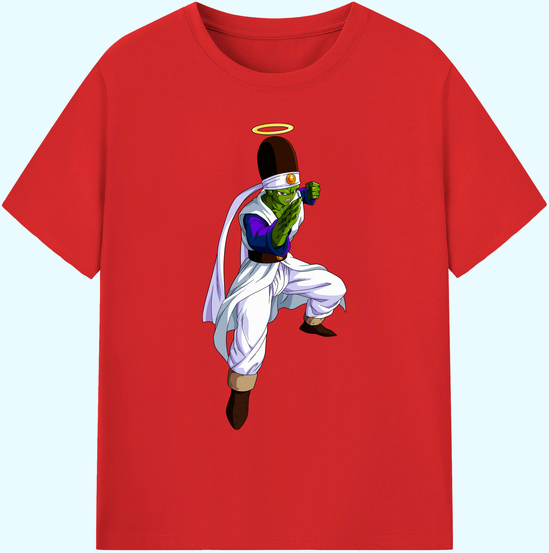 （画像用） ドラゴンボール パイクーハン DRAGON BALL Pikkon 綿100％ メンズ半袖Tシャツ｜肌触りやわらか＆通気性