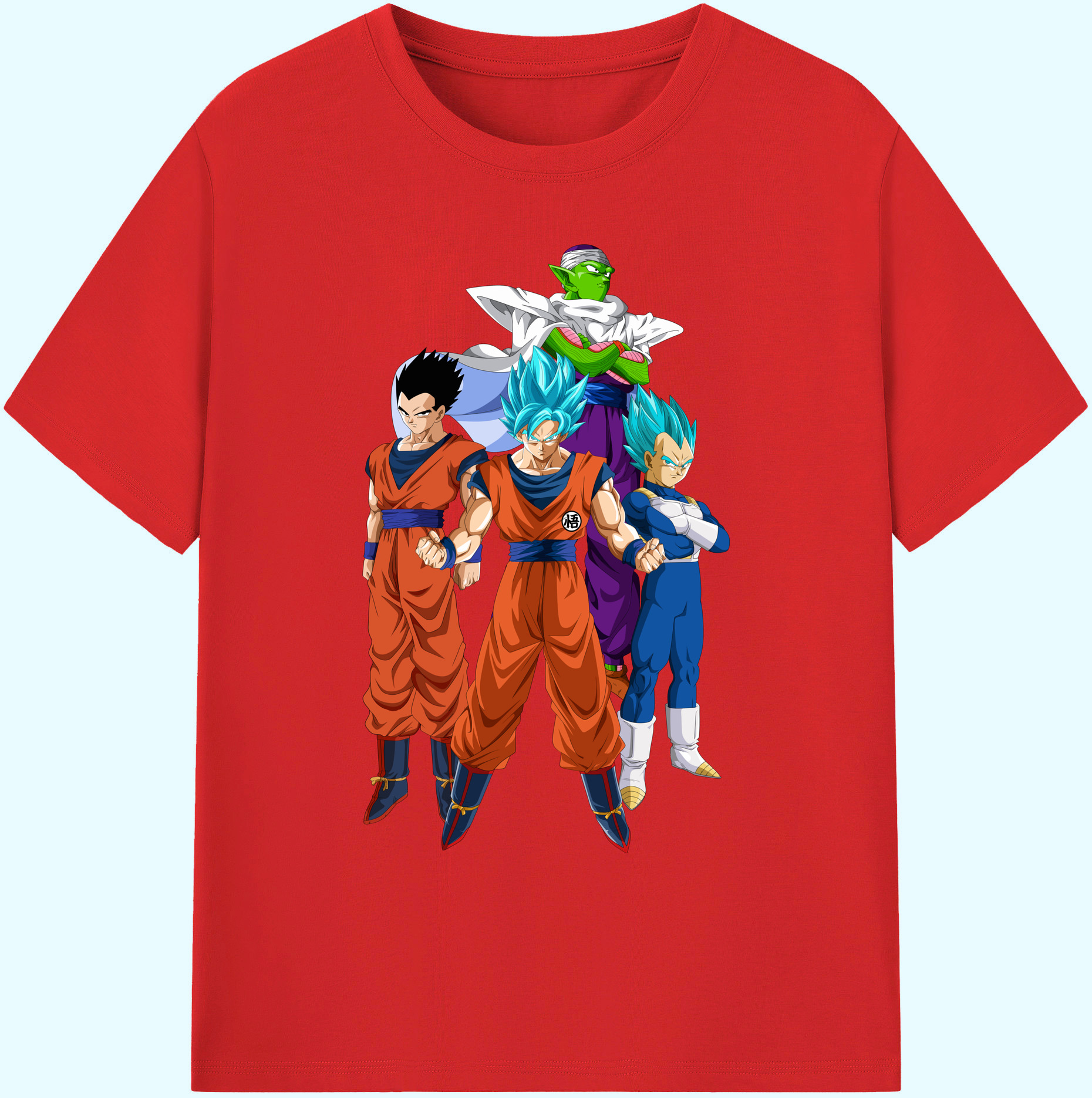 （画像用） ドラゴンボール DRAGON BALL 綿100％ メンズ半袖Tシャツ｜肌触りやわらか＆通気性