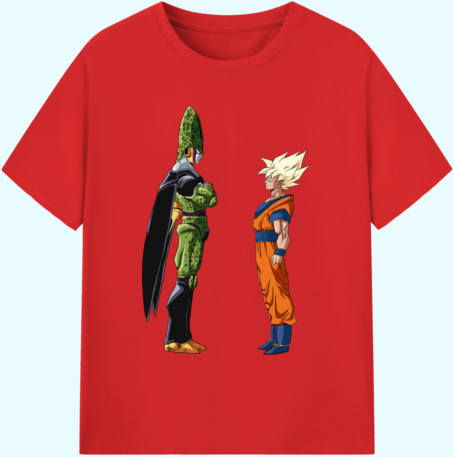 （画像用） ドラゴンボール DRAGON BALL 綿100％ メンズ半袖Tシャツ｜肌触りやわらか＆通気性