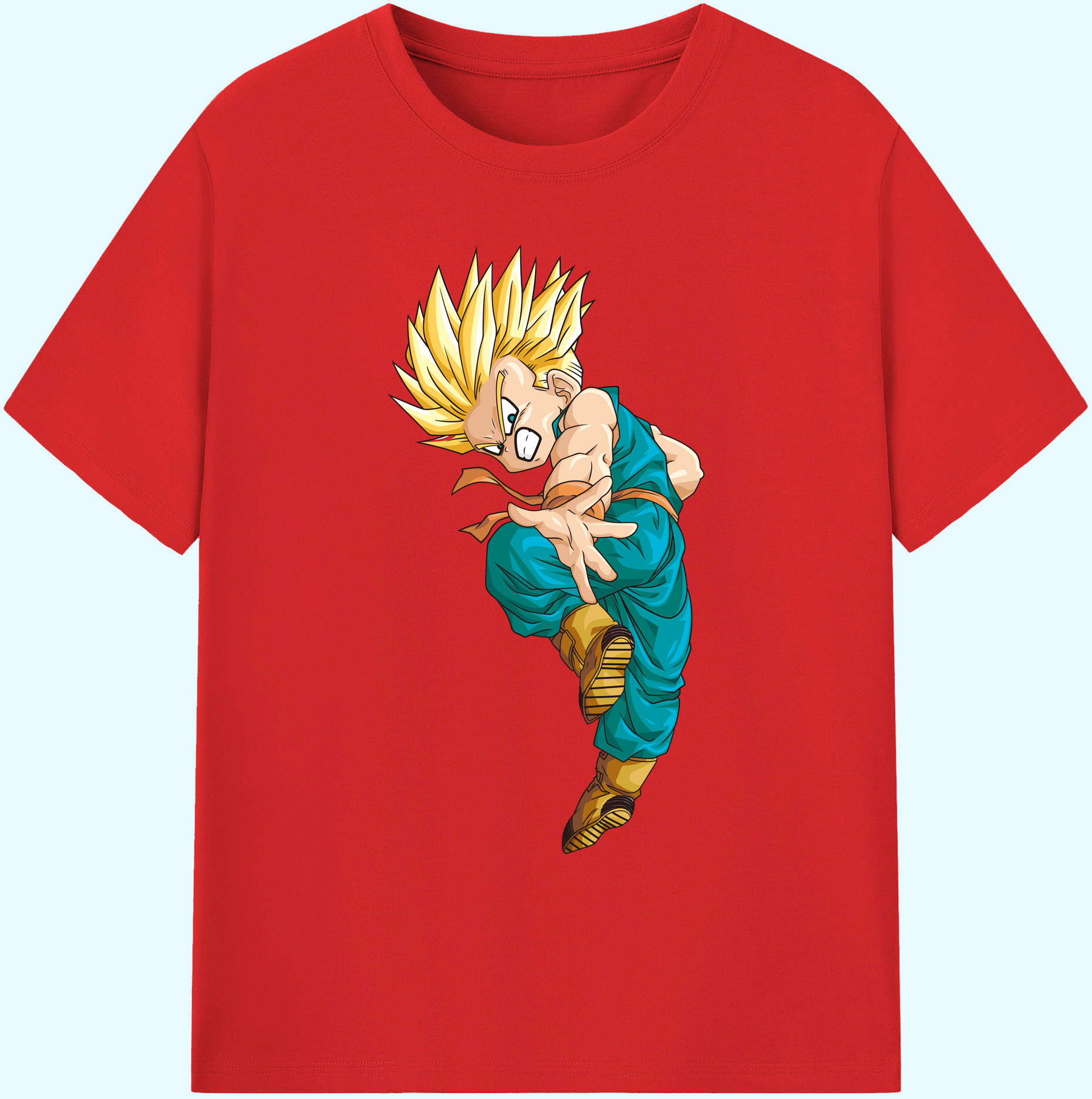 （画像用） ドラゴンボール DRAGON BALL 綿100％ メンズ半袖Tシャツ｜肌触りやわらか＆通気性