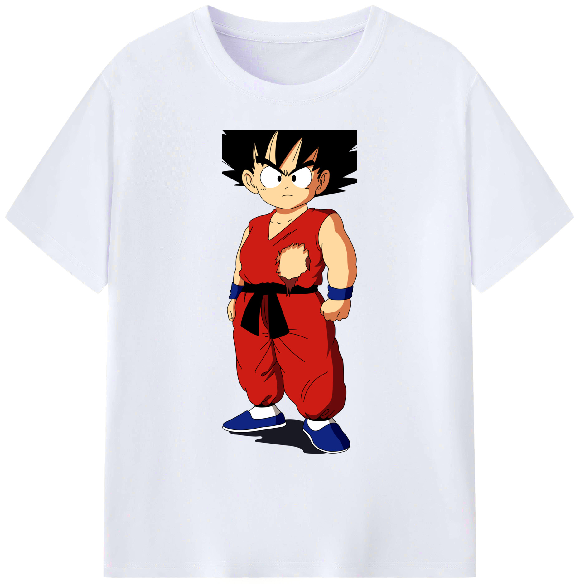 （画像用） ドラゴンボール 孫悟空（そん ごくう）Son Goku カカロット DRAGON BALL Kakarotto 綿100％ メンズ半袖Tシャツ｜肌触りやわらか＆通気性
