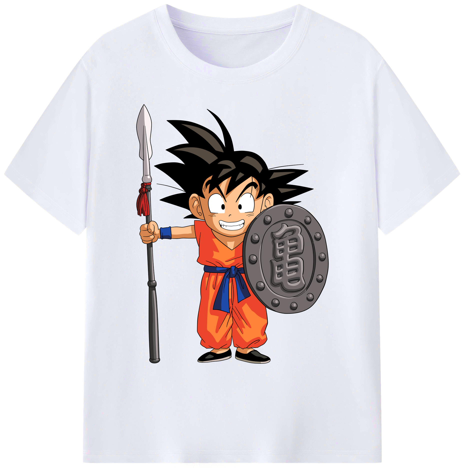 （画像用） ドラゴンボール 孫悟空（そん ごくう）Son Goku カカロット DRAGON BALL Kakarotto 綿100％ メンズ半袖Tシャツ｜肌触りやわらか＆通気性