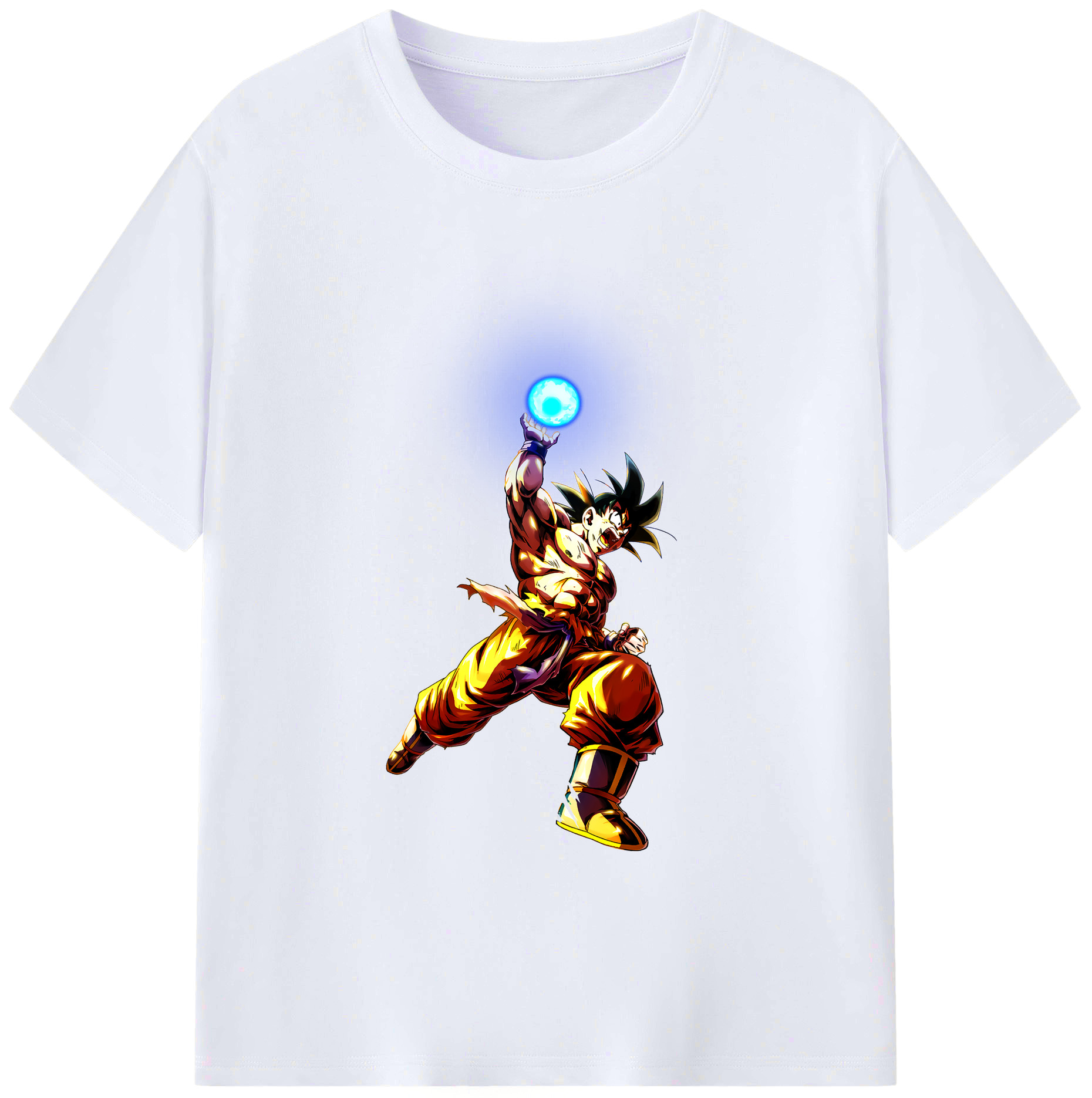 （画像用） ドラゴンボール 孫悟空（そん ごくう）Son Goku カカロット DRAGON BALL Kakarotto 綿100％ メンズ半袖Tシャツ｜肌触りやわらか＆通気性