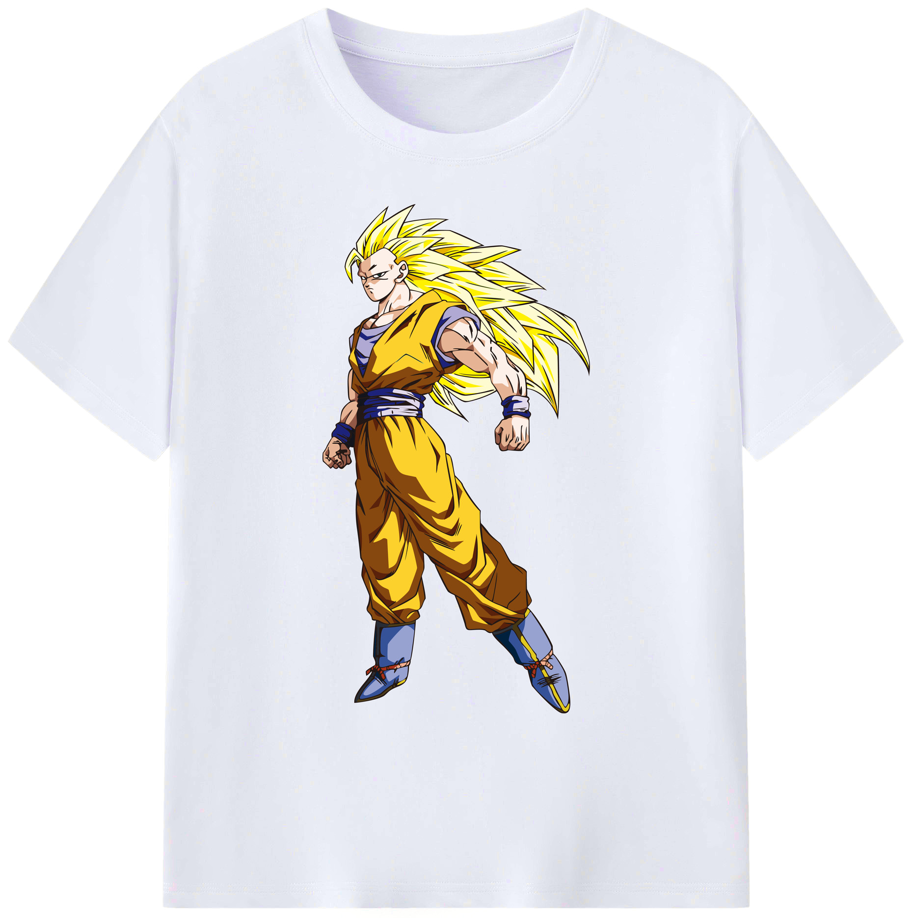 （画像用） ドラゴンボール 孫悟空（そん ごくう）Son Goku カカロット DRAGON BALL Kakarotto 綿100％ メンズ半袖Tシャツ｜肌触りやわらか＆通気性
