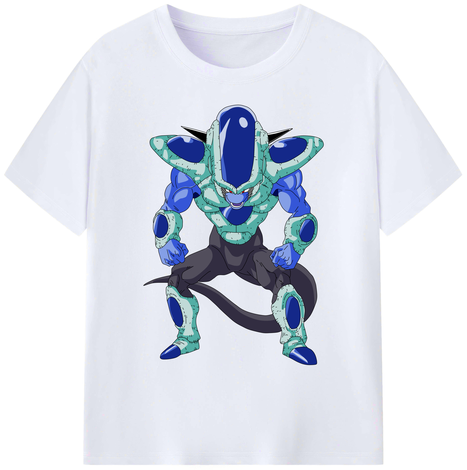 （画像用） ドラゴンボール フリーザ DRAGON BALL Frieza 綿100％ メンズ半袖Tシャツ｜肌触りやわらか＆通気性