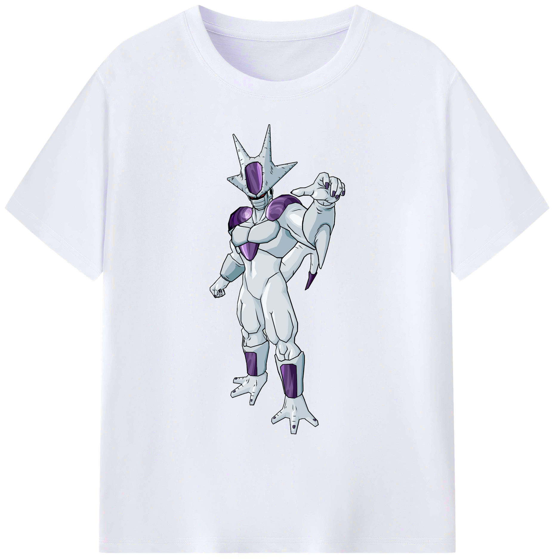 （画像用） ドラゴンボール クウラ DRAGON BALL Cooler Coora 綿100％ メンズ半袖Tシャツ｜肌触りやわらか＆通気性
