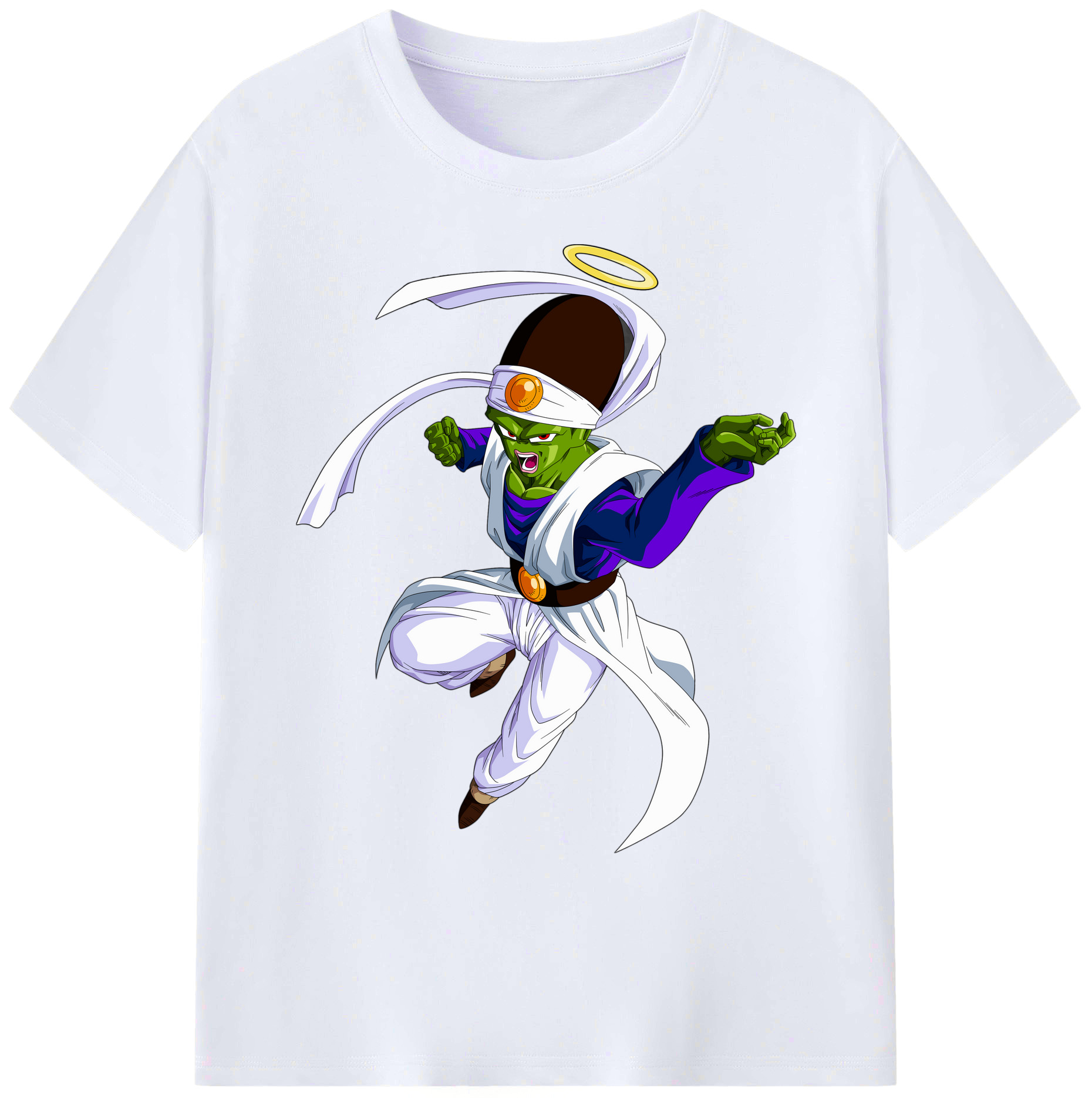（画像用） ドラゴンボール パイクーハン DRAGON BALL Pikkon 綿100％ メンズ半袖Tシャツ｜肌触りやわらか＆通気性