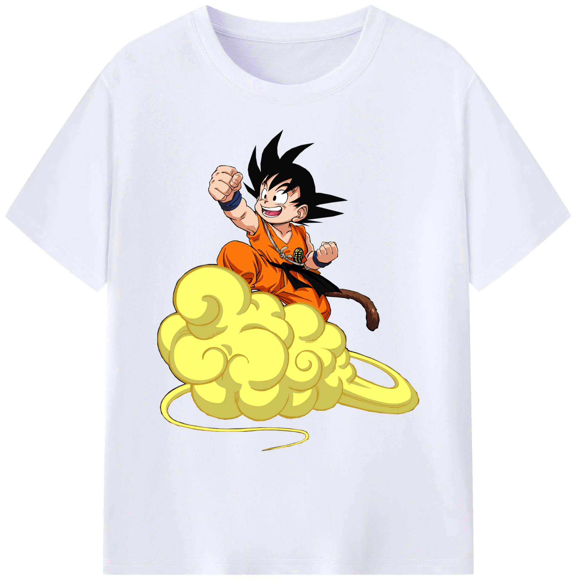 （画像用） ドラゴンボール 孫悟空（そん ごくう）Son Goku カカロット DRAGON BALL Kakarotto 綿100％ メンズ半袖Tシャツ｜肌触りやわらか＆通気性