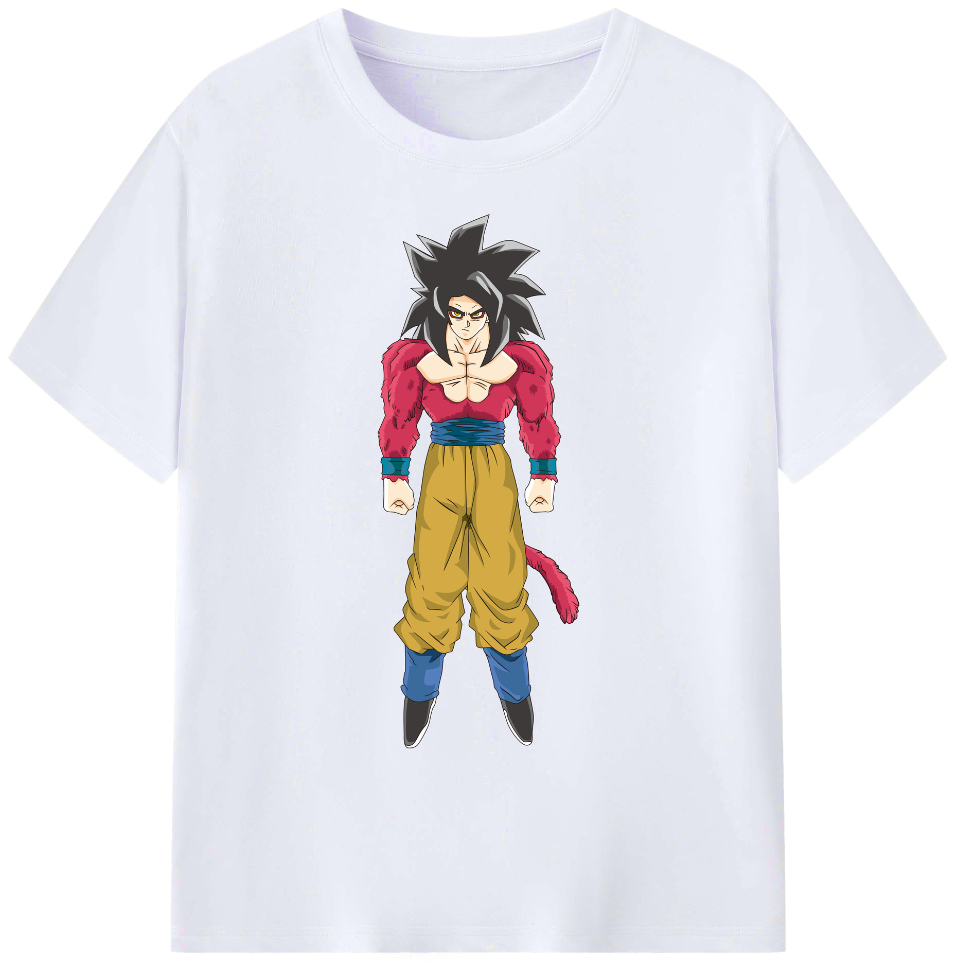 （画像用） ドラゴンボール 孫悟空（そん ごくう）Son Goku カカロット DRAGON BALL Kakarotto 綿100％ メンズ半袖Tシャツ｜肌触りやわらか＆通気性