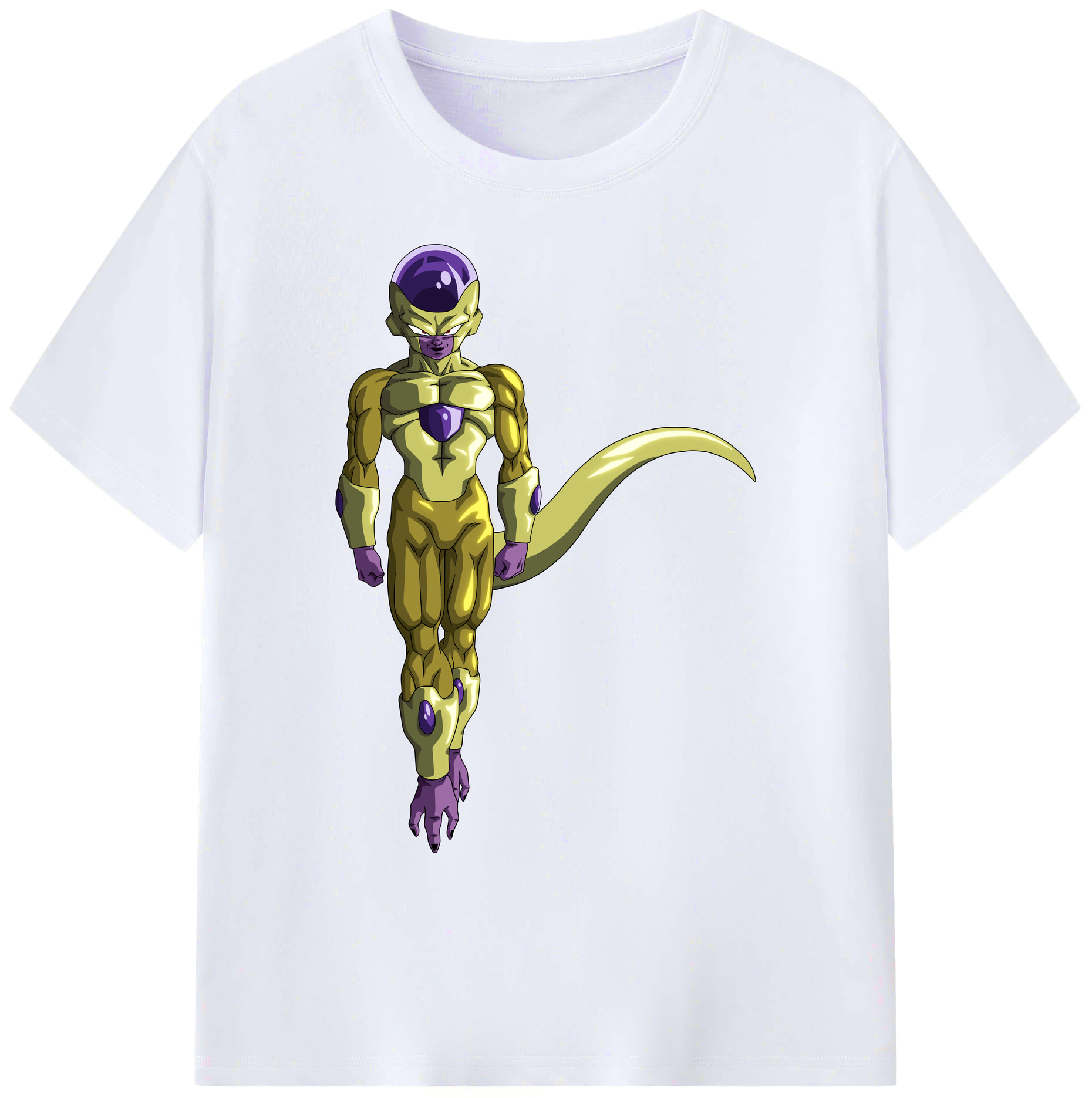 （画像用） ドラゴンボール フリーザ DRAGON BALL Frieza 綿100％ メンズ半袖Tシャツ｜肌触りやわらか＆通気性