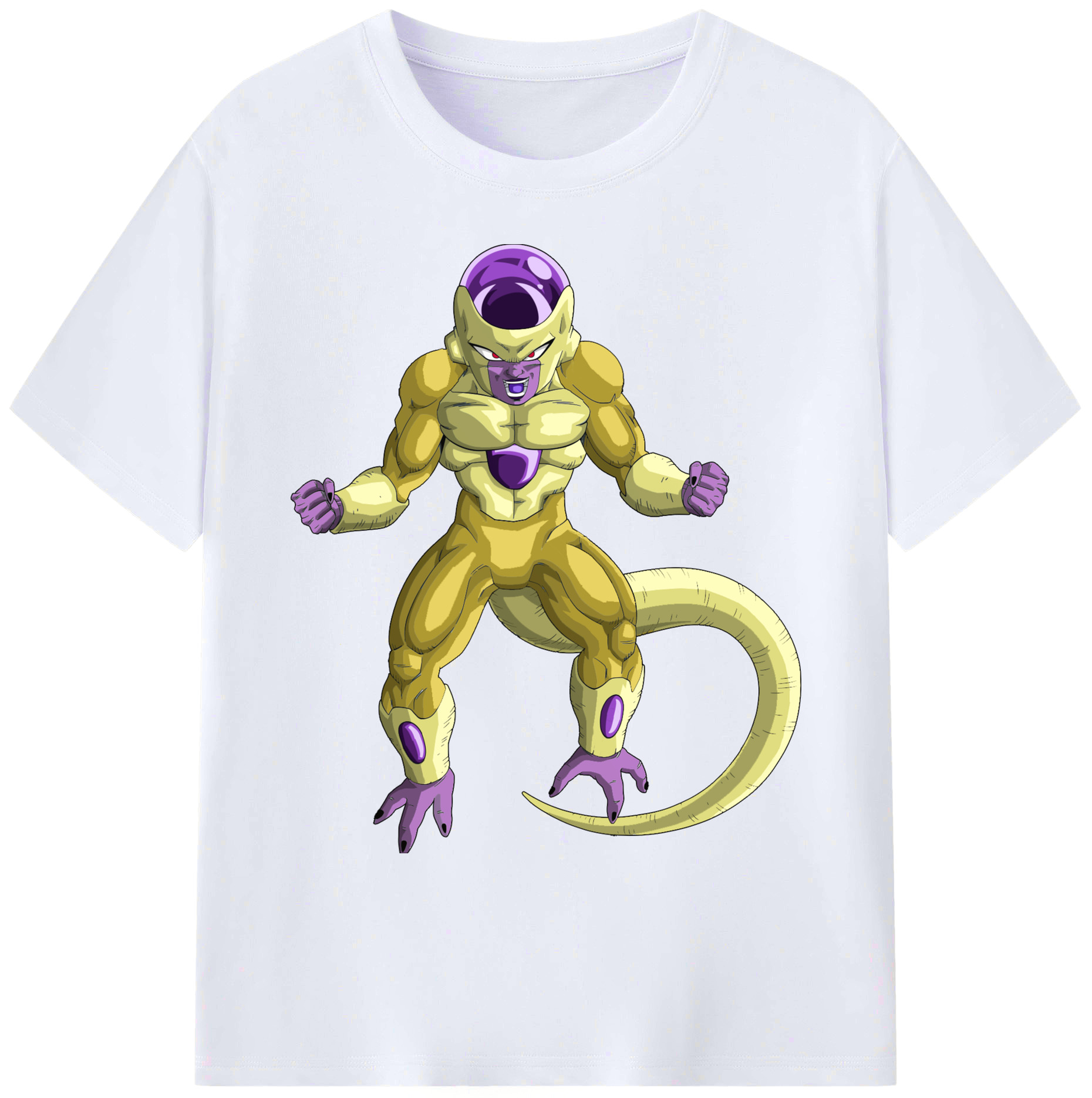 （画像用） ドラゴンボール フリーザ DRAGON BALL Frieza 綿100％ メンズ半袖Tシャツ｜肌触りやわらか＆通気性