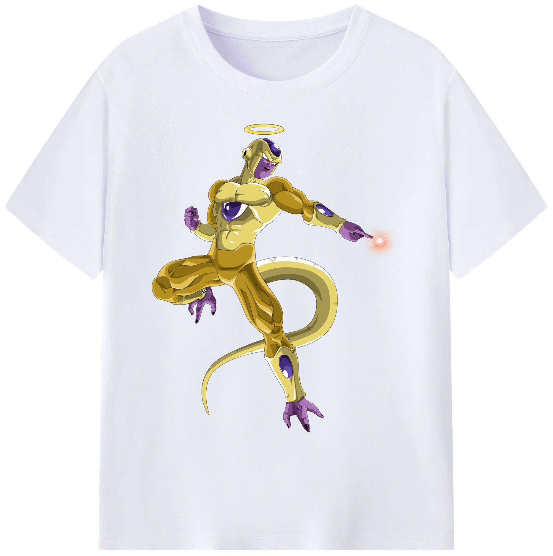 （画像用） ドラゴンボール フリーザ DRAGON BALL Frieza 綿100％ メンズ半袖Tシャツ｜肌触りやわらか＆通気性