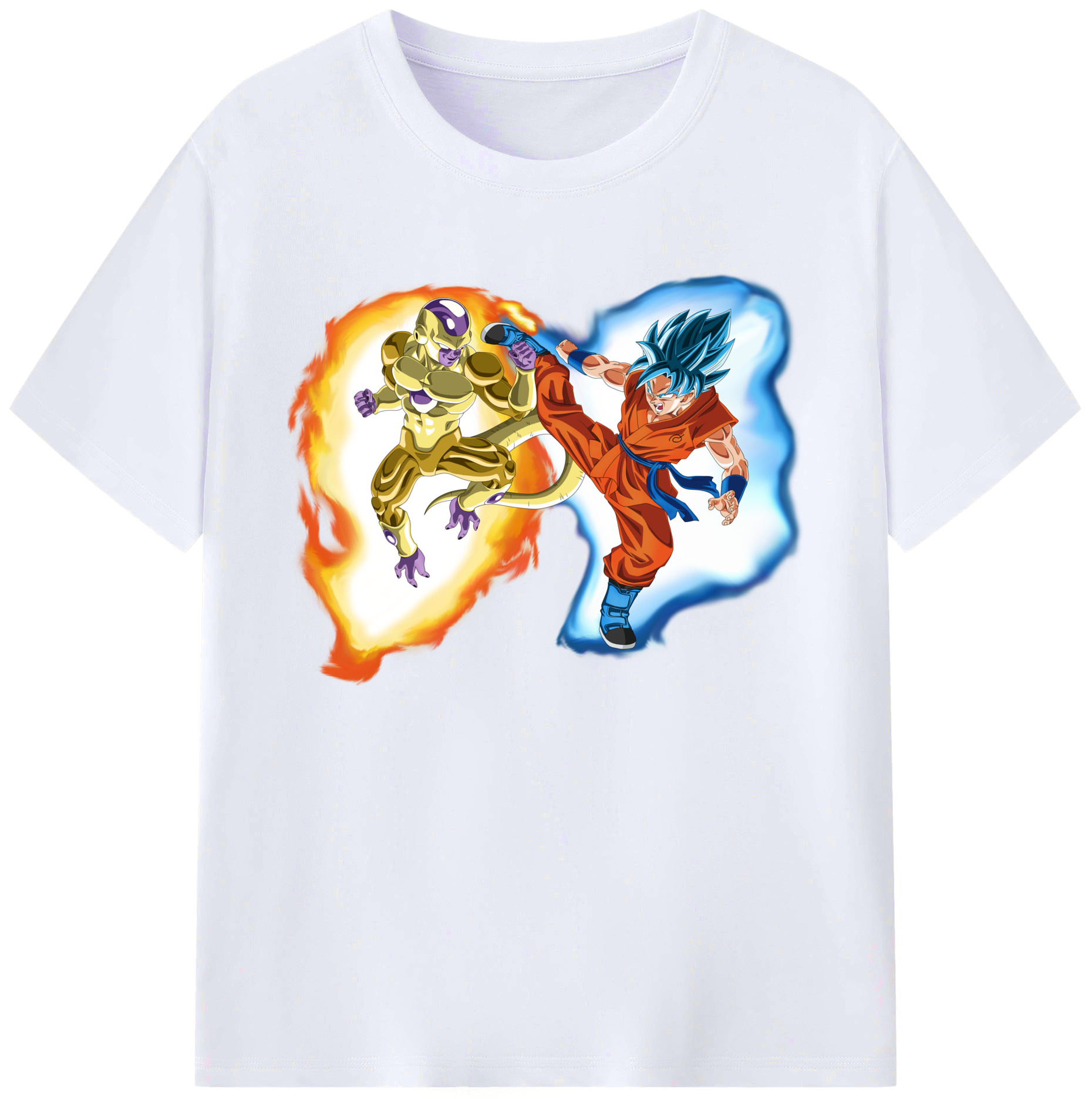 （画像用） ドラゴンボール フリーザ DRAGON BALL Frieza 綿100％ メンズ半袖Tシャツ｜肌触りやわらか＆通気性