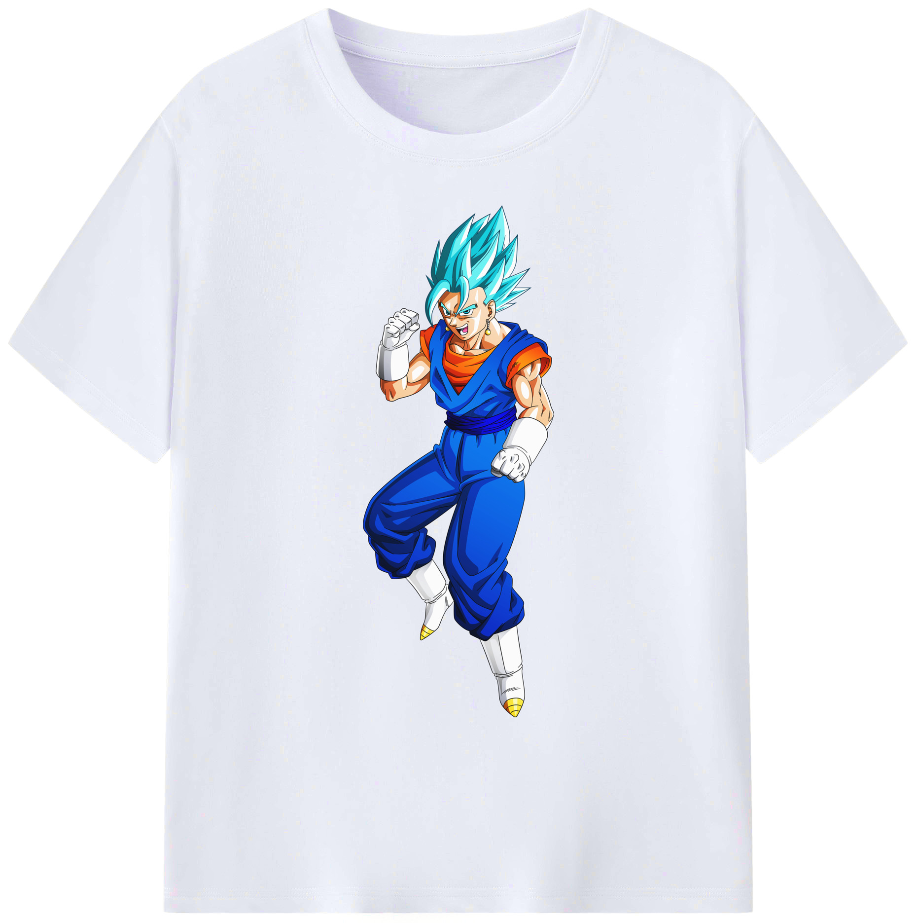 （画像用） ドラゴンボール ベジット DRAGON BALL Vegetto 綿100％ メンズ半袖Tシャツ｜肌触りやわらか＆通気性