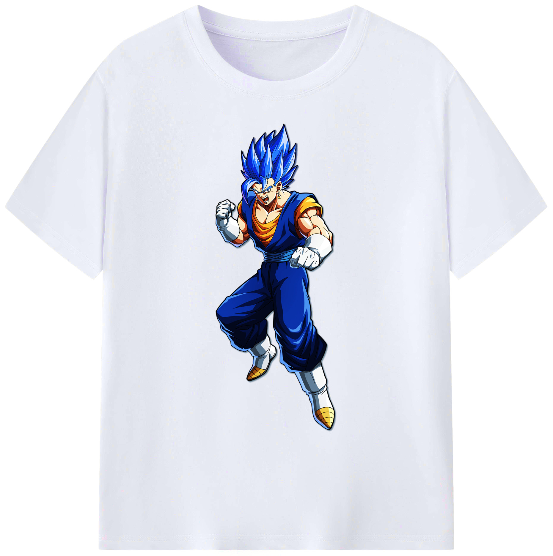 （画像用） ドラゴンボール ベジット DRAGON BALL Vegetto 綿100％ メンズ半袖Tシャツ｜肌触りやわらか＆通気性