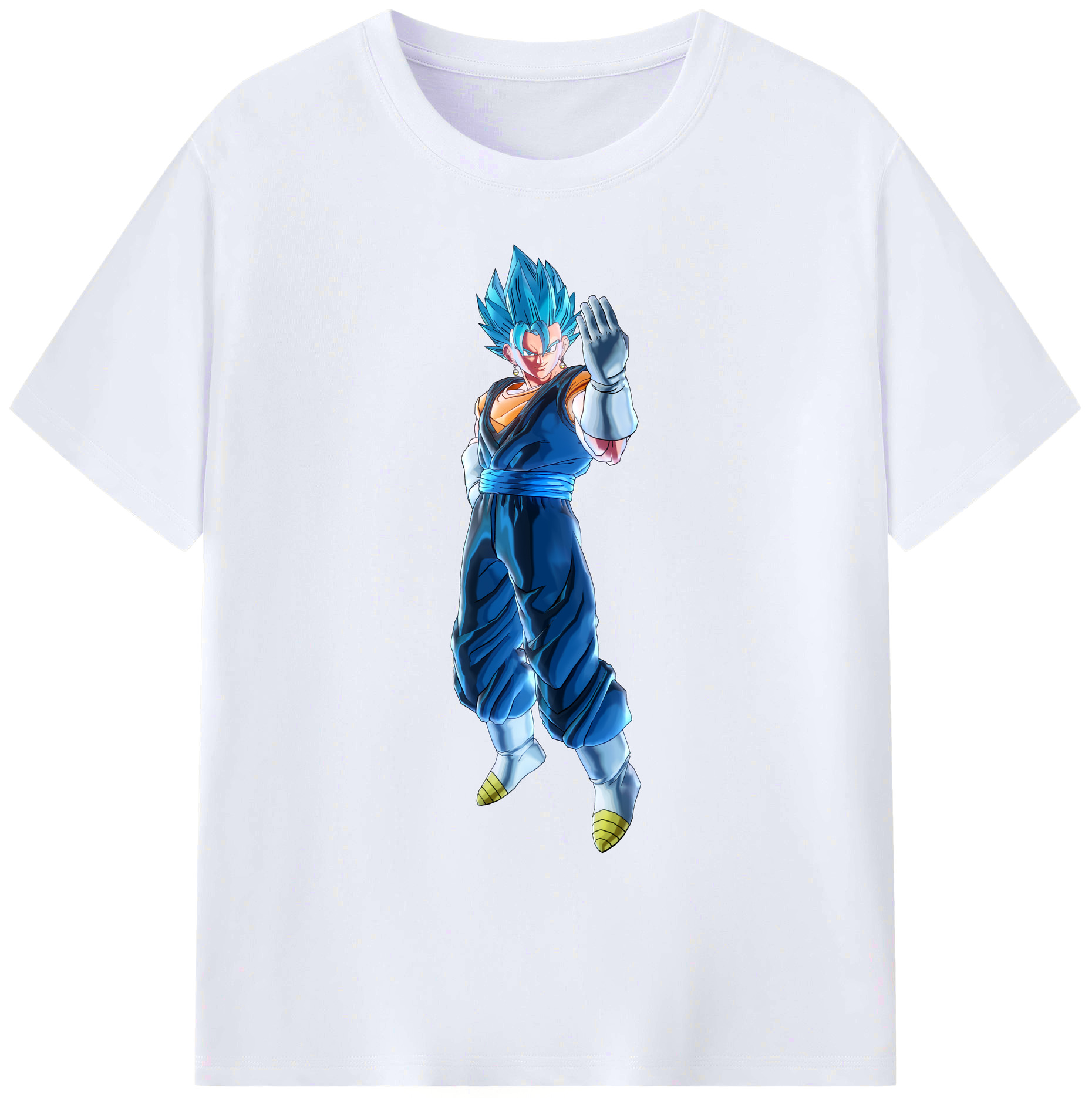 （画像用） ドラゴンボール ベジット DRAGON BALL Vegetto 綿100％ メンズ半袖Tシャツ｜肌触りやわらか＆通気性