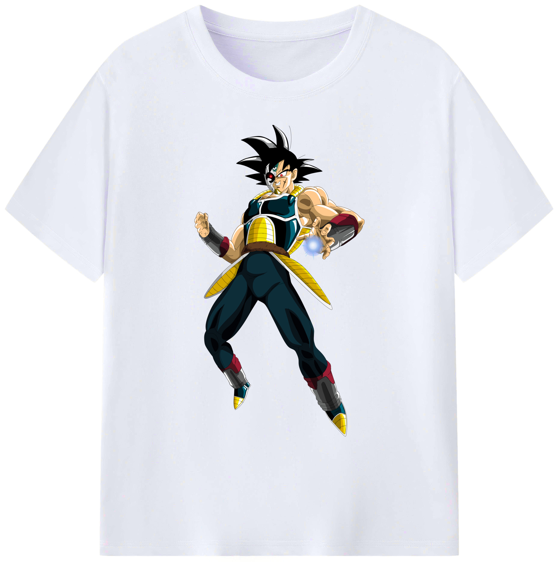 （画像用） ドラゴンボール バーダック DRAGON BALL Burdock 綿100％ メンズ半袖Tシャツ｜肌触りやわらか＆通気性
