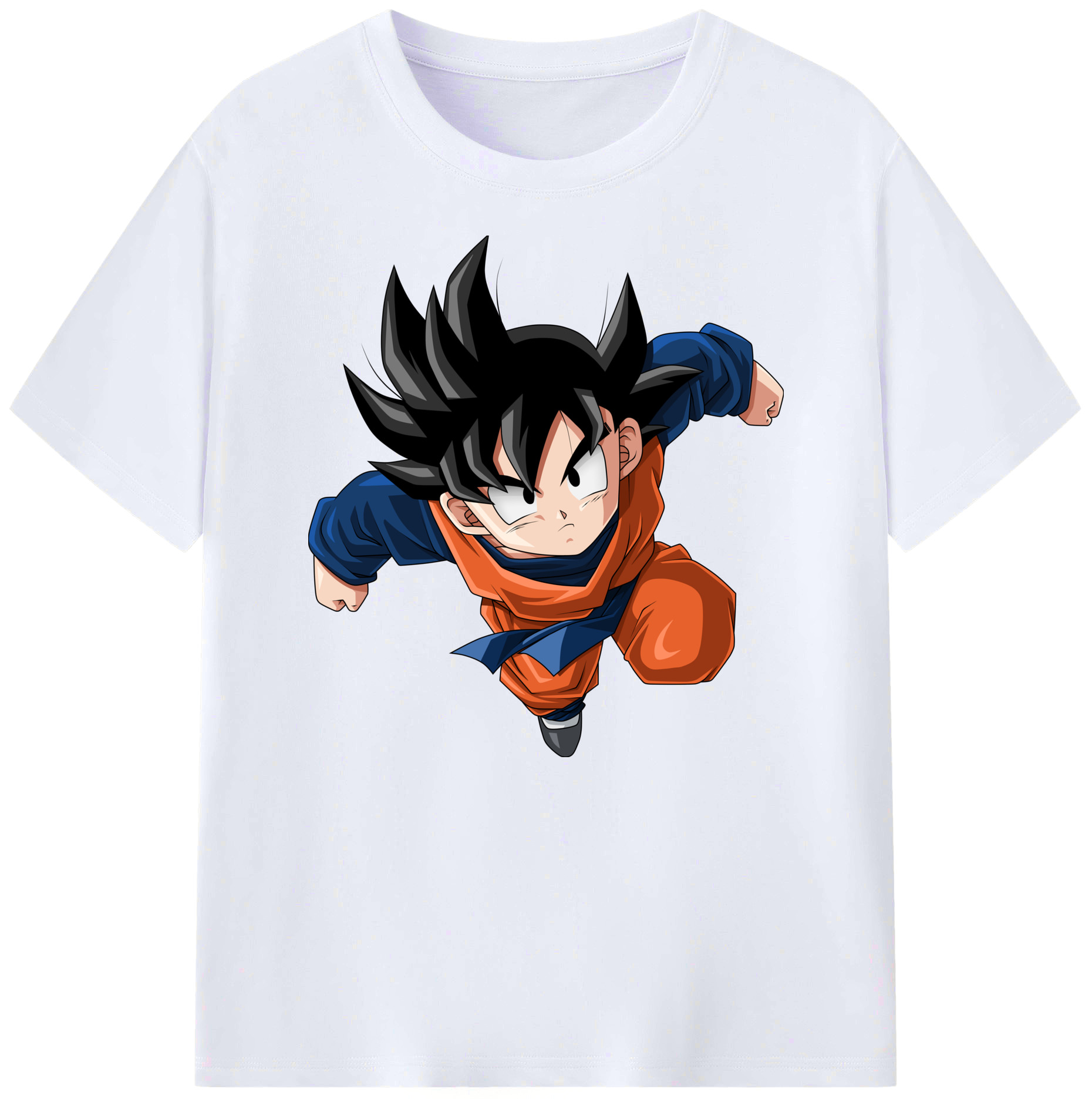 （画像用） ドラゴンボール 孫悟空（そん ごくう）Son Goku カカロット DRAGON BALL Kakarotto 綿100％ メンズ半袖Tシャツ｜肌触りやわらか＆通気性