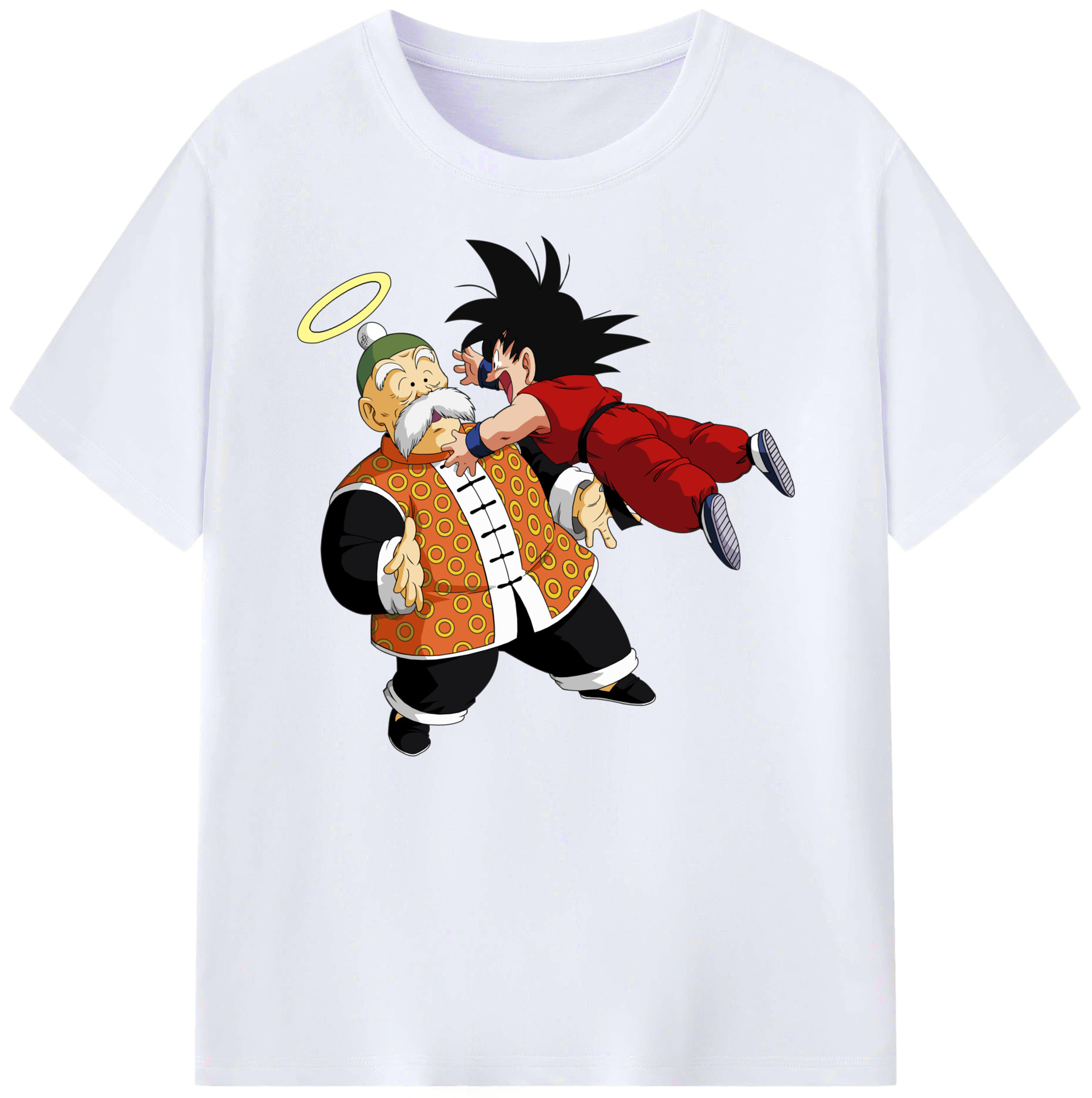 （画像用） ドラゴンボール 孫悟空（そん ごくう）Son Goku カカロット DRAGON BALL Kakarotto 綿100％ メンズ半袖Tシャツ｜肌触りやわらか＆通気性