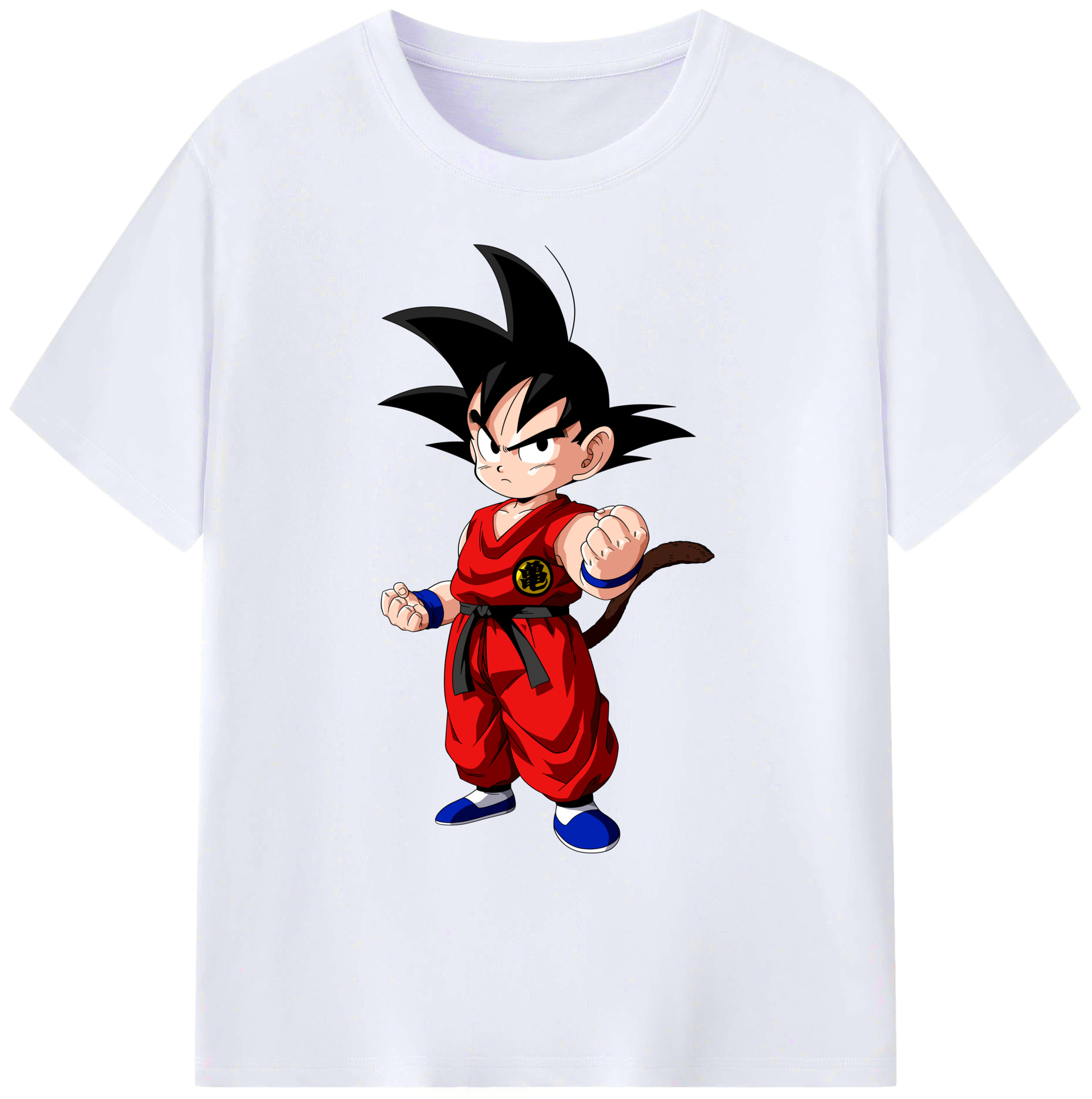 （画像用） ドラゴンボール 孫悟空（そん ごくう）Son Goku カカロット DRAGON BALL Kakarotto 綿100％ メンズ半袖Tシャツ｜肌触りやわらか＆通気性