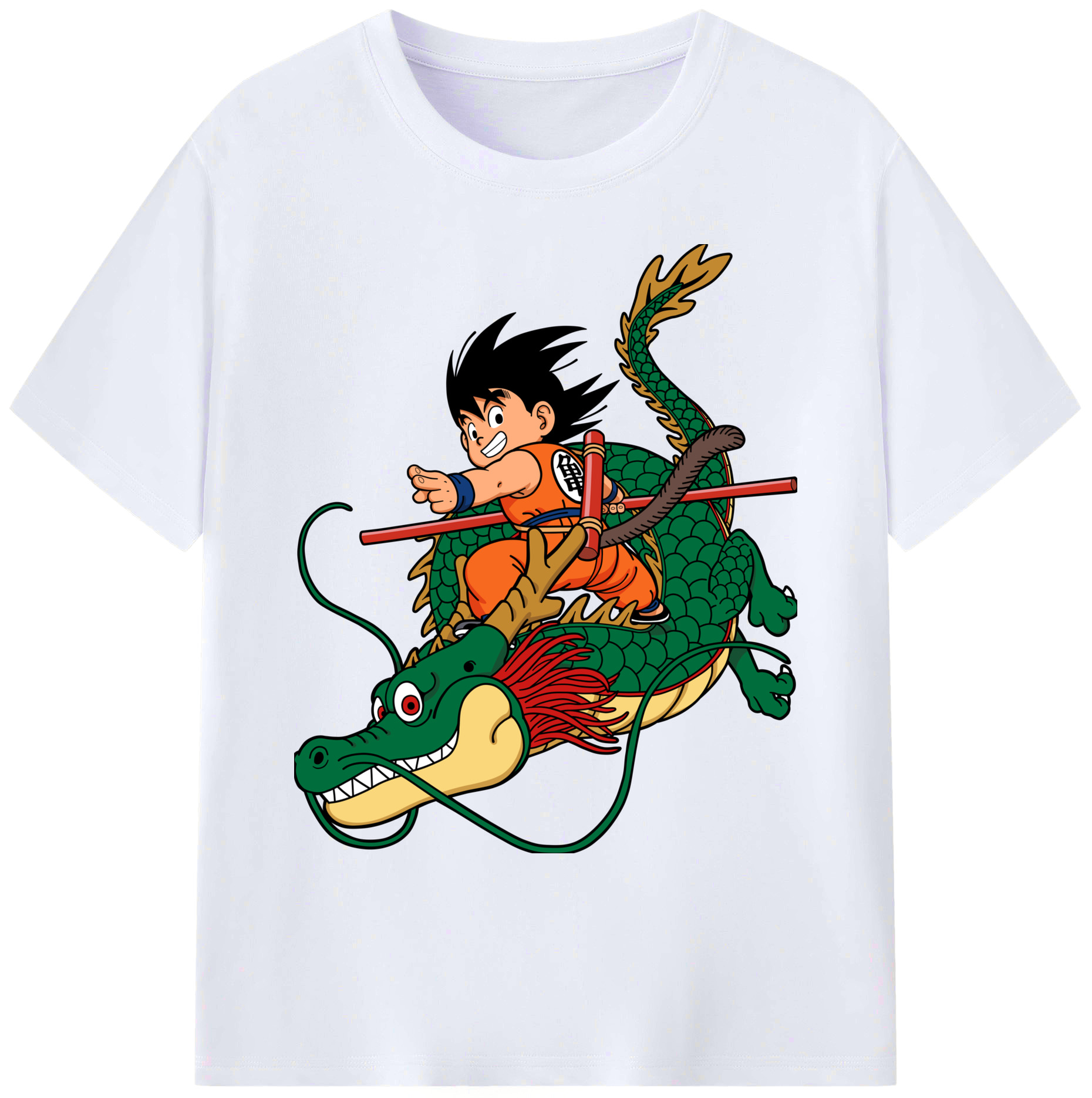 （画像用） ドラゴンボール 孫悟空（そん ごくう）Son Goku カカロット DRAGON BALL Kakarotto 綿100％ メンズ半袖Tシャツ｜肌触りやわらか＆通気性