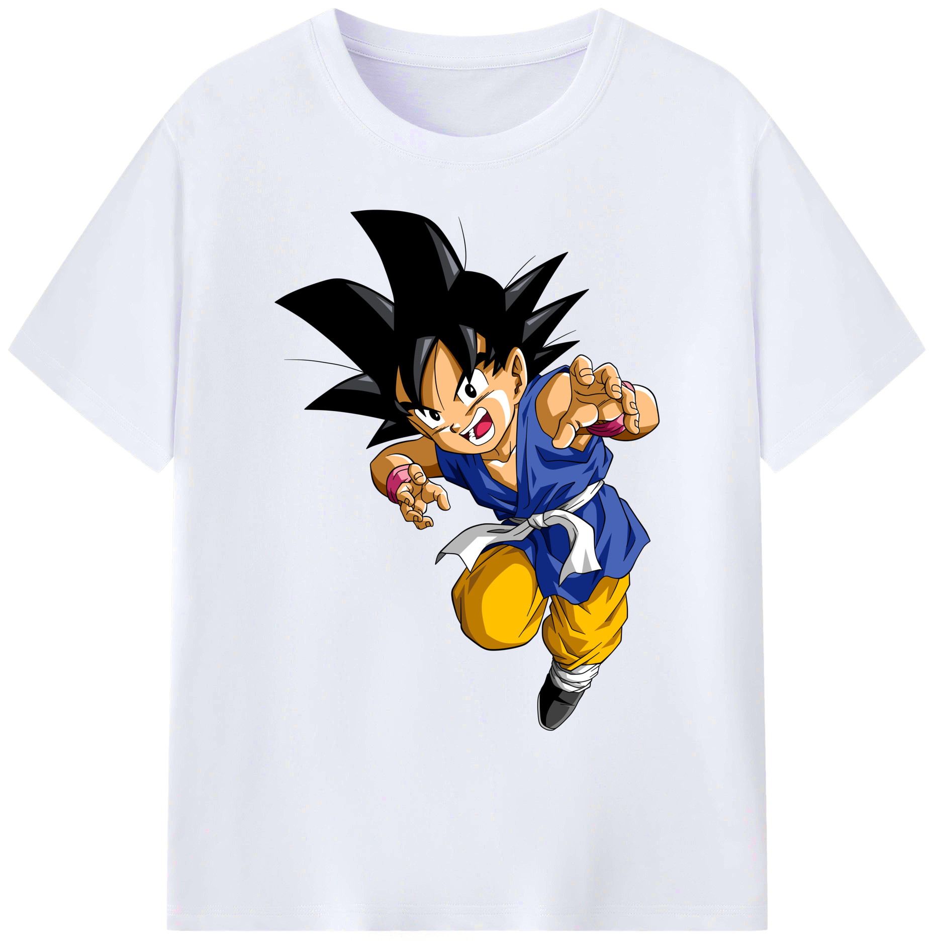 （画像用） ドラゴンボール 孫悟空（そん ごくう）Son Goku カカロット DRAGON BALL Kakarotto 綿100％ メンズ半袖Tシャツ｜肌触りやわらか＆通気性