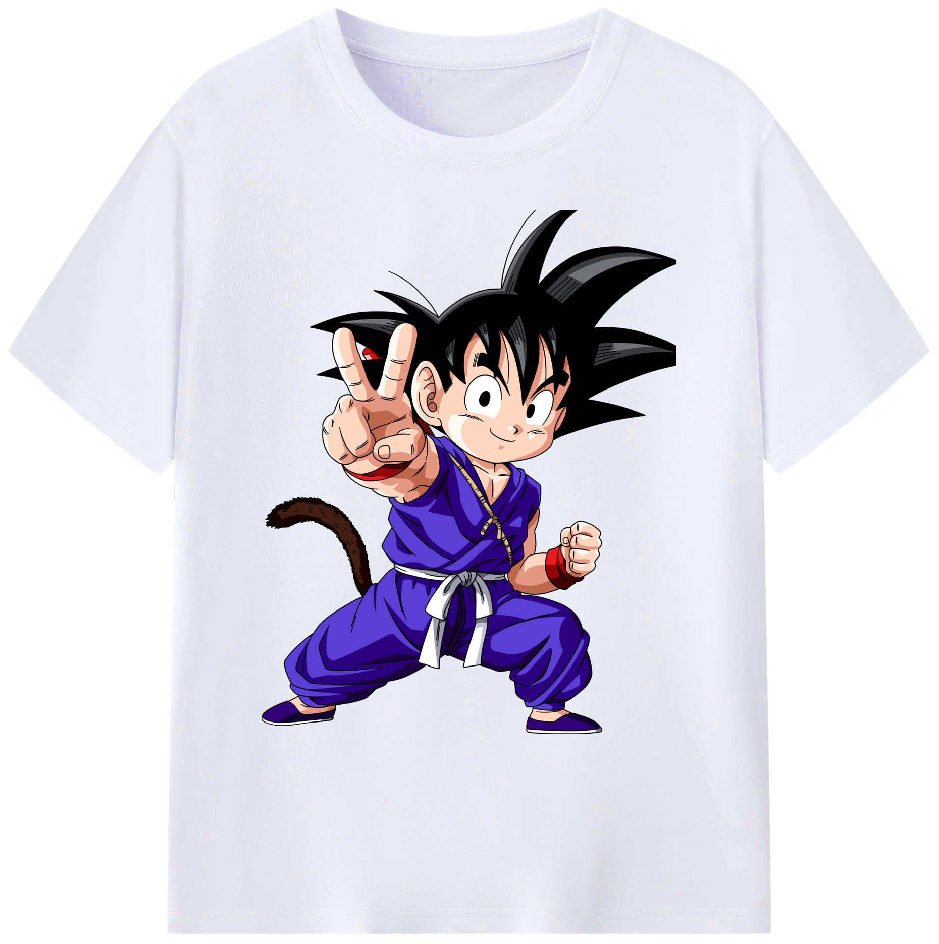 （画像用） ドラゴンボール 孫悟空（そん ごくう）Son Goku カカロット DRAGON BALL Kakarotto 綿100％ メンズ半袖Tシャツ｜肌触りやわらか＆通気性