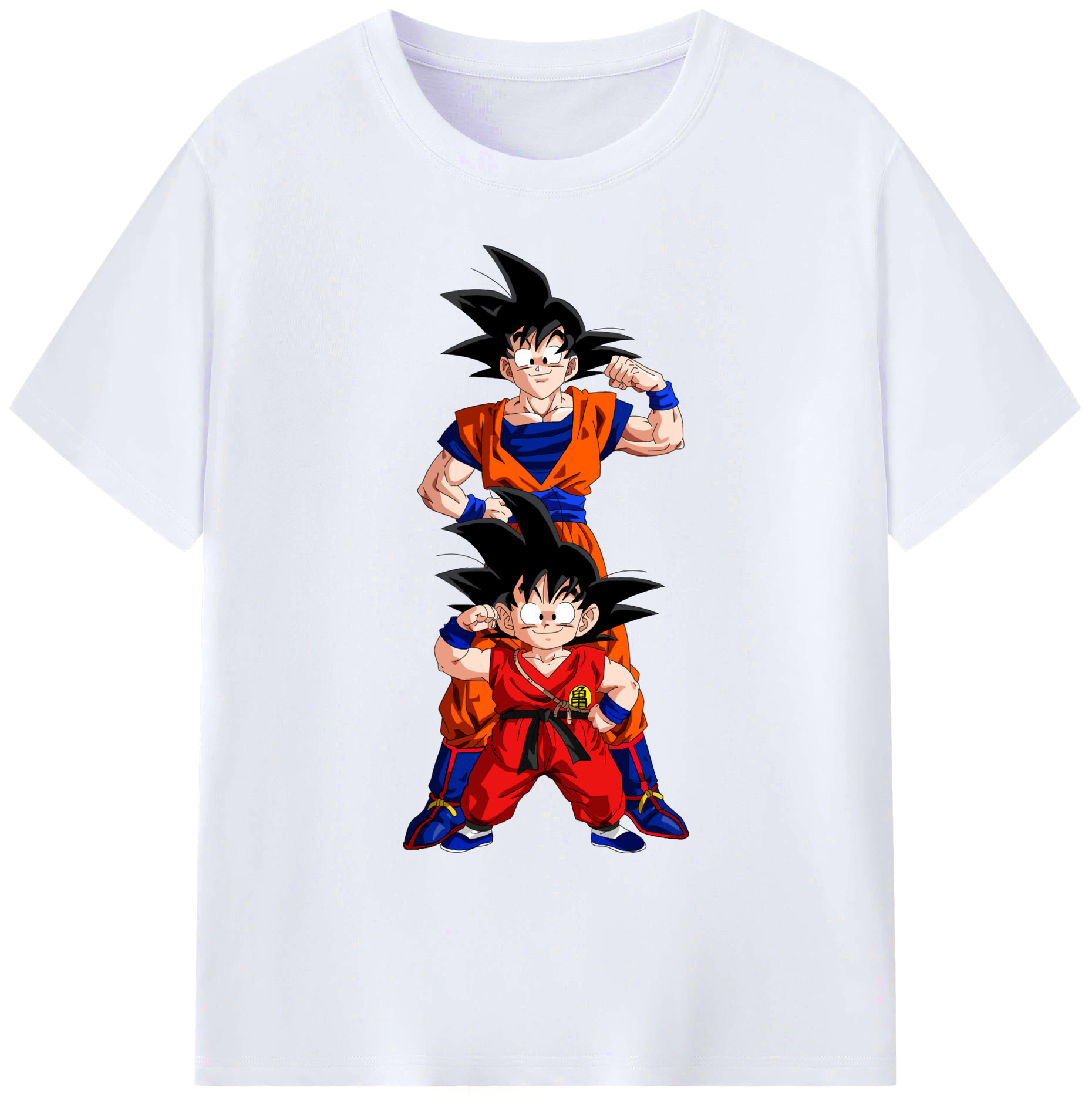 （画像用） ドラゴンボール 孫悟空（そん ごくう）Son Goku カカロット DRAGON BALL Kakarotto 綿100％ メンズ半袖Tシャツ｜肌触りやわらか＆通気性