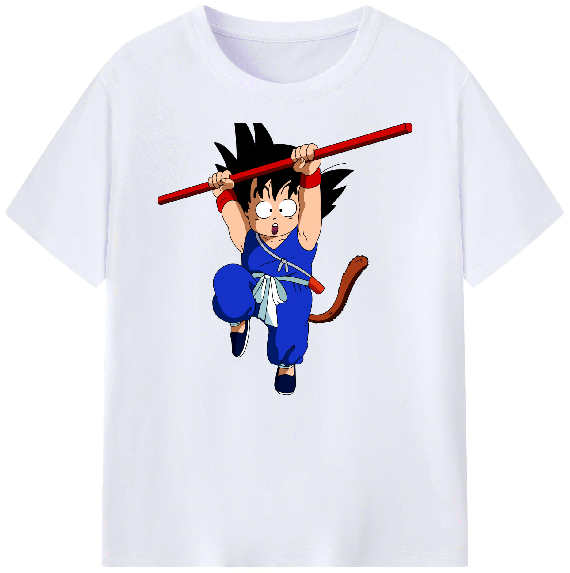 （画像用） ドラゴンボール 孫悟空（そん ごくう）Son Goku カカロット DRAGON BALL Kakarotto 綿100％ メンズ半袖Tシャツ｜肌触りやわらか＆通気性