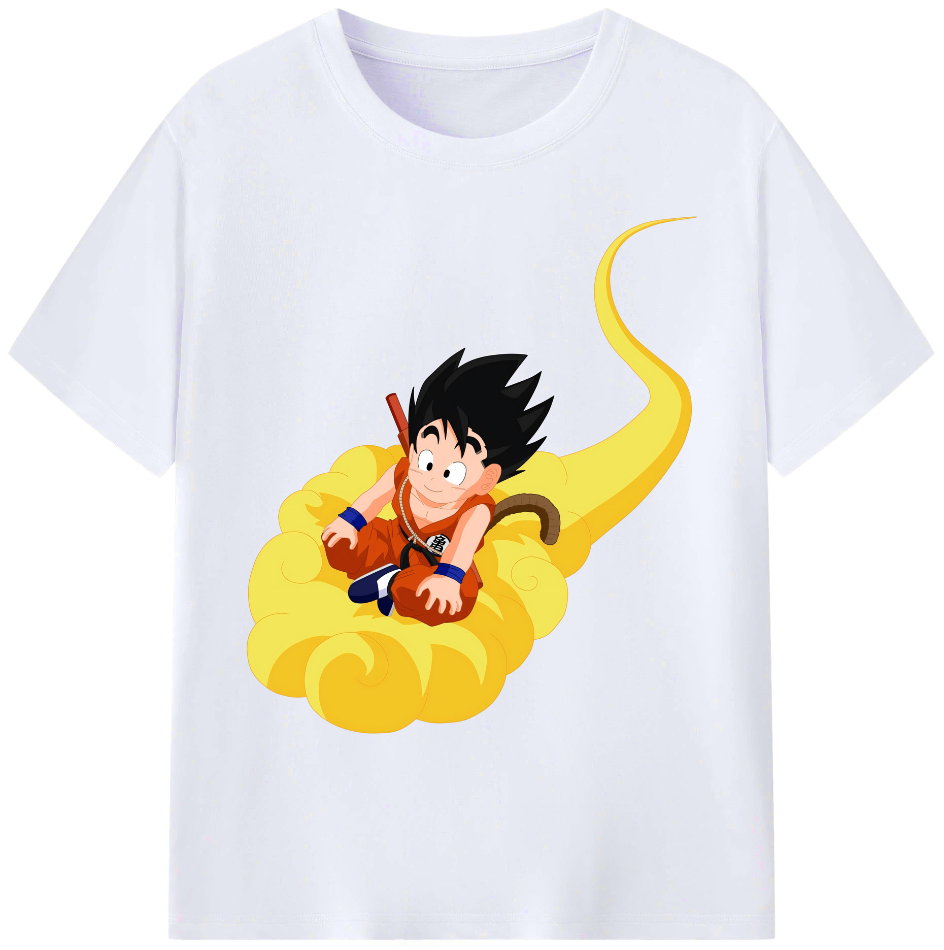 （画像用） ドラゴンボール 孫悟空（そん ごくう）Son Goku カカロット DRAGON BALL Kakarotto 綿100％ メンズ半袖Tシャツ｜肌触りやわらか＆通気性