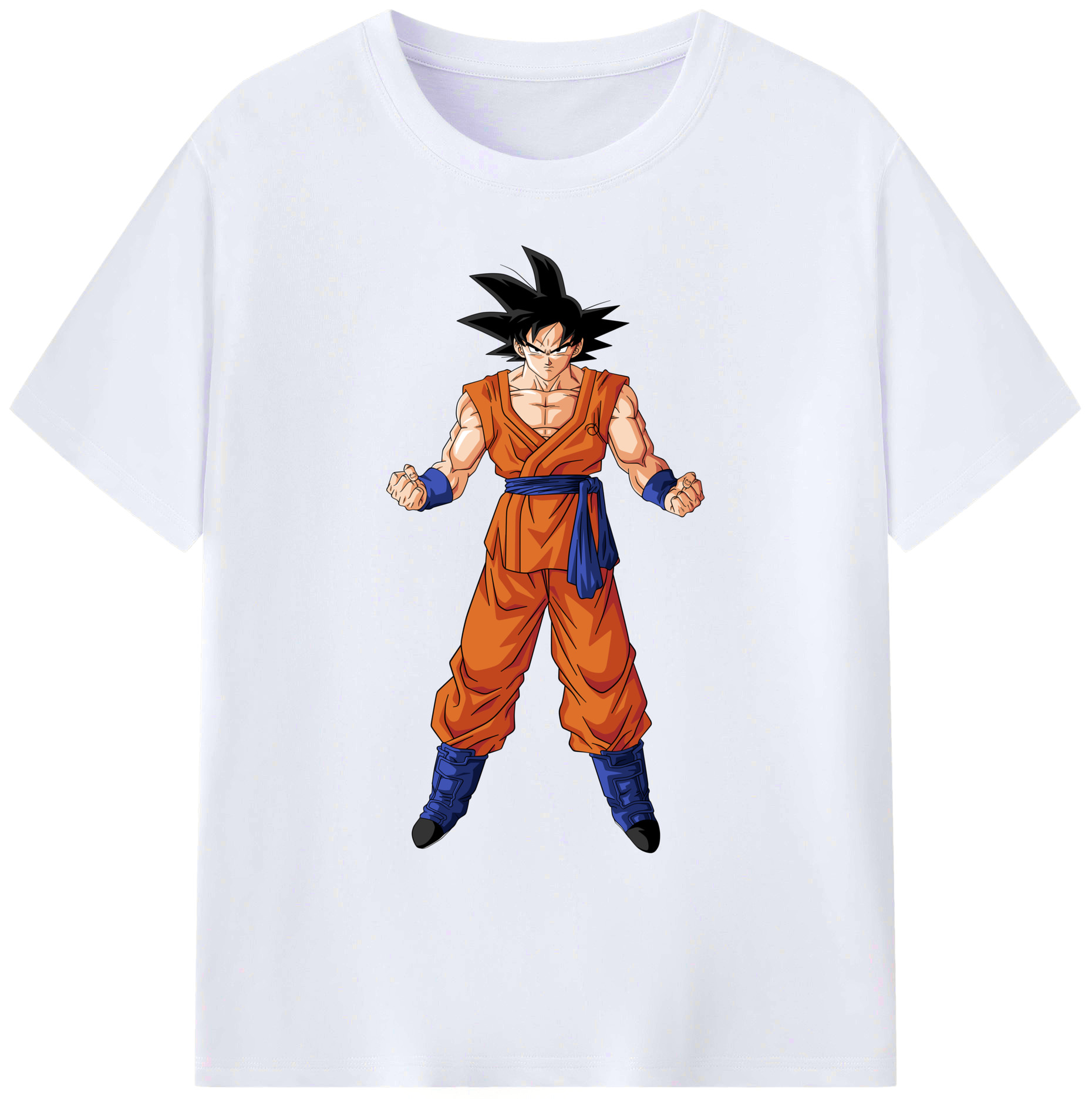 （画像用） ドラゴンボール 孫悟空（そん ごくう）Son Goku カカロット DRAGON BALL Kakarotto 綿100％ メンズ半袖Tシャツ｜肌触りやわらか＆通気性
