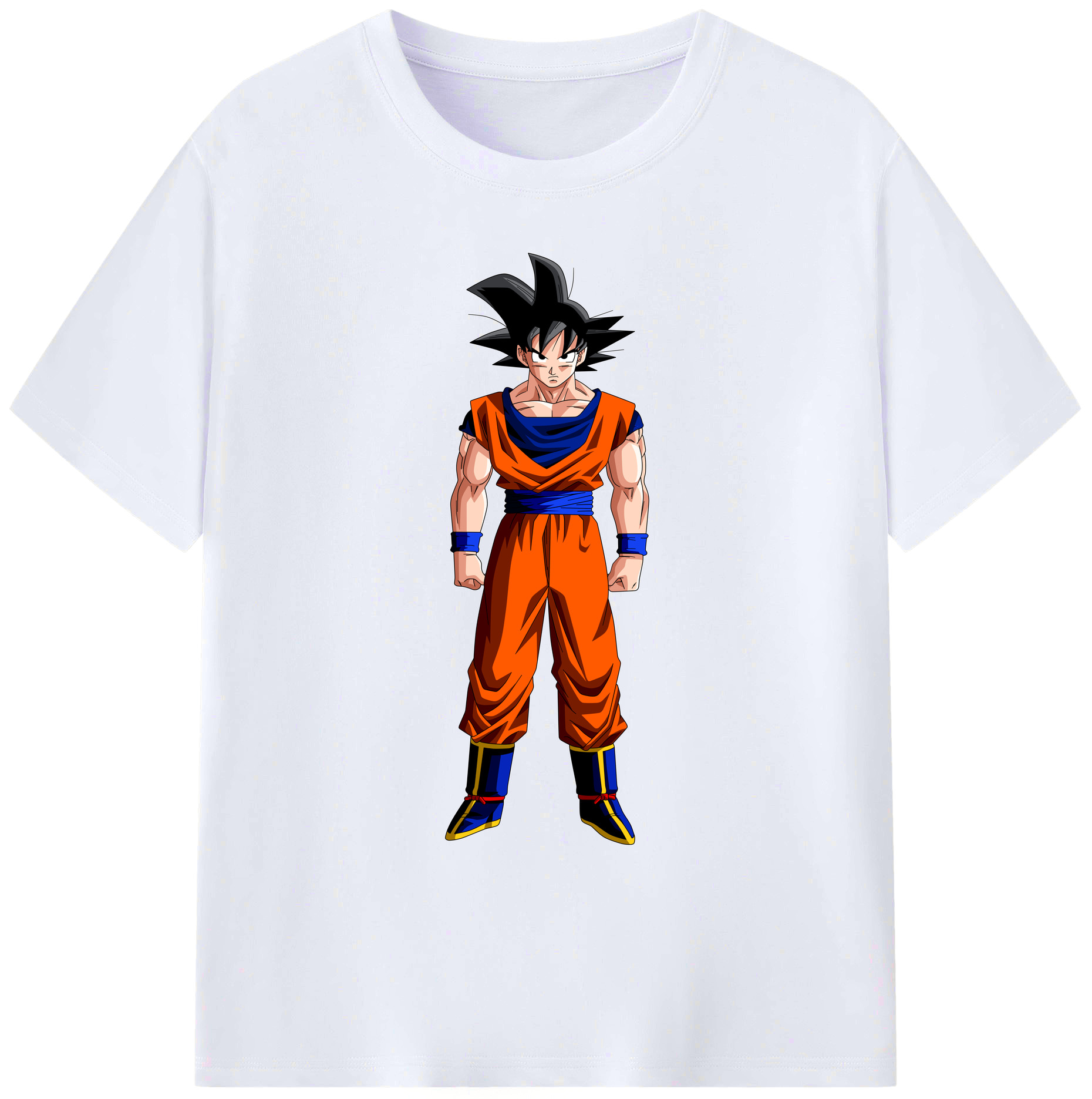 （画像用） ドラゴンボール 孫悟空（そん ごくう）Son Goku カカロット DRAGON BALL Kakarotto 綿100％ メンズ半袖Tシャツ｜肌触りやわらか＆通気性