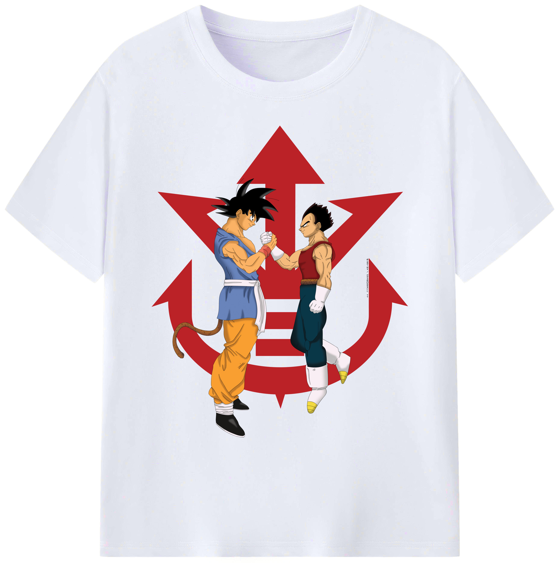 （画像用） ドラゴンボール 孫悟空（そん ごくう）Son Goku カカロット DRAGON BALL Kakarotto 綿100％ メンズ半袖Tシャツ｜肌触りやわらか＆通気性