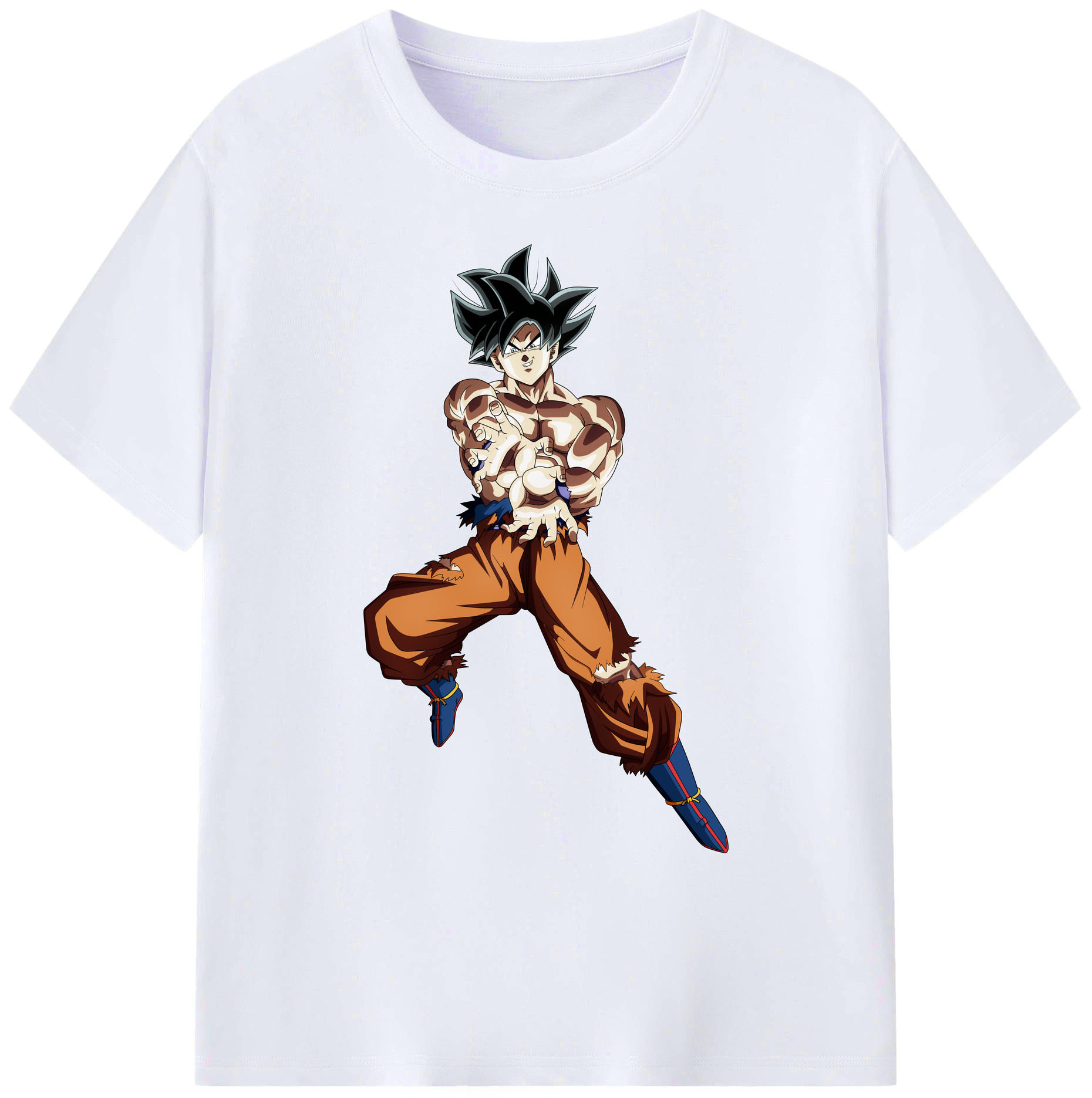 （画像用） ドラゴンボール 孫悟空（そん ごくう）Son Goku カカロット DRAGON BALL Kakarotto 綿100％ メンズ半袖Tシャツ｜肌触りやわらか＆通気性