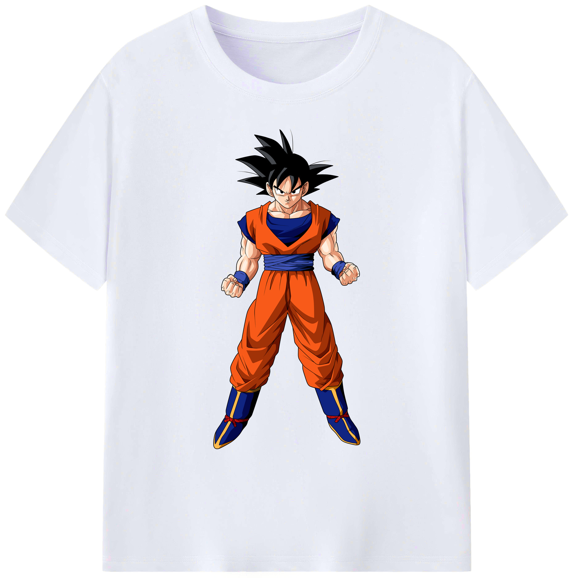 （画像用） ドラゴンボール 孫悟空（そん ごくう）Son Goku カカロット DRAGON BALL Kakarotto 綿100％ メンズ半袖Tシャツ｜肌触りやわらか＆通気性