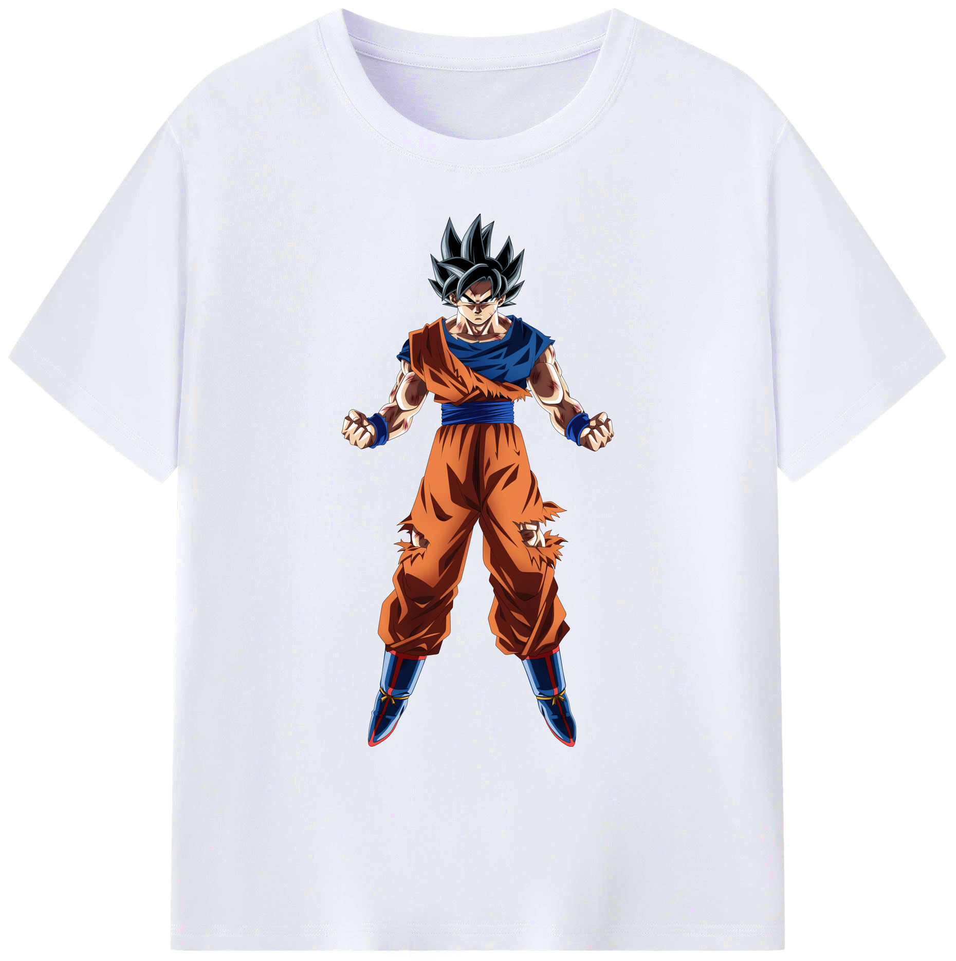 （画像用） ドラゴンボール 孫悟空（そん ごくう）Son Goku カカロット DRAGON BALL Kakarotto 綿100％ メンズ半袖Tシャツ｜肌触りやわらか＆通気性
