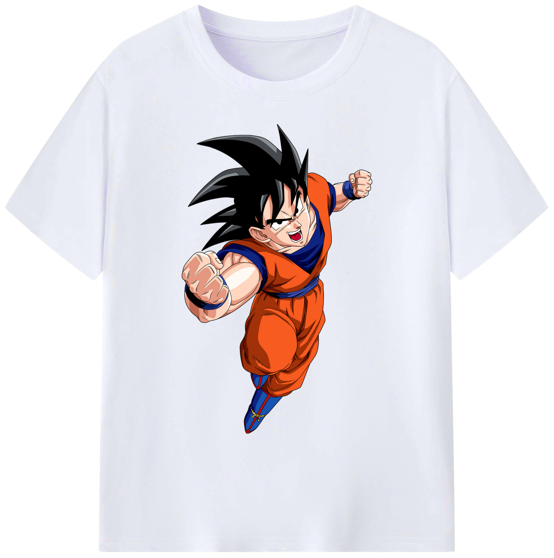 （画像用） ドラゴンボール 孫悟空（そん ごくう）Son Goku カカロット DRAGON BALL Kakarotto 綿100％ メンズ半袖Tシャツ｜肌触りやわらか＆通気性