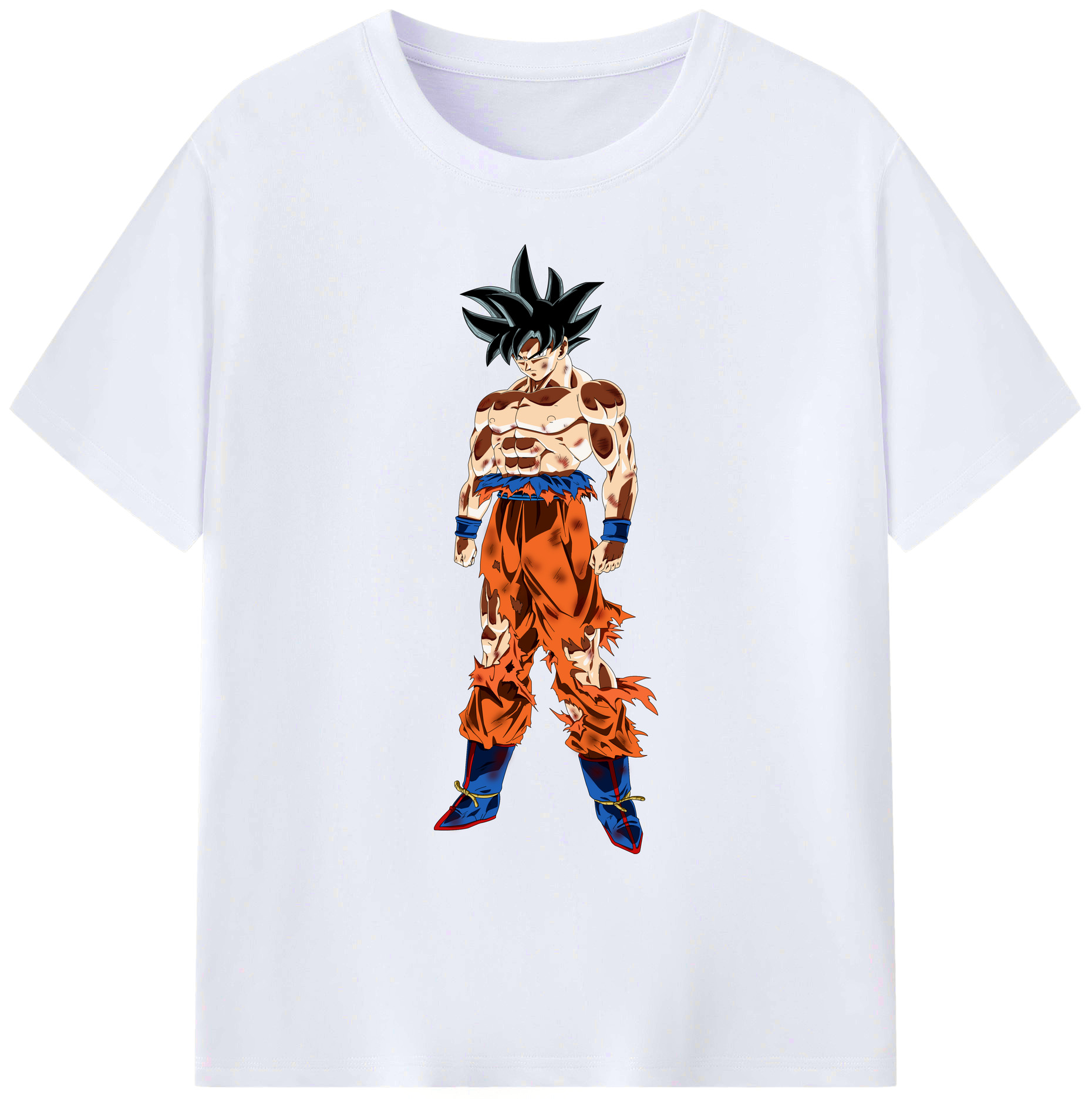 （画像用） ドラゴンボール 孫悟空（そん ごくう）Son Goku カカロット DRAGON BALL Kakarotto 綿100％ メンズ半袖Tシャツ｜肌触りやわらか＆通気性