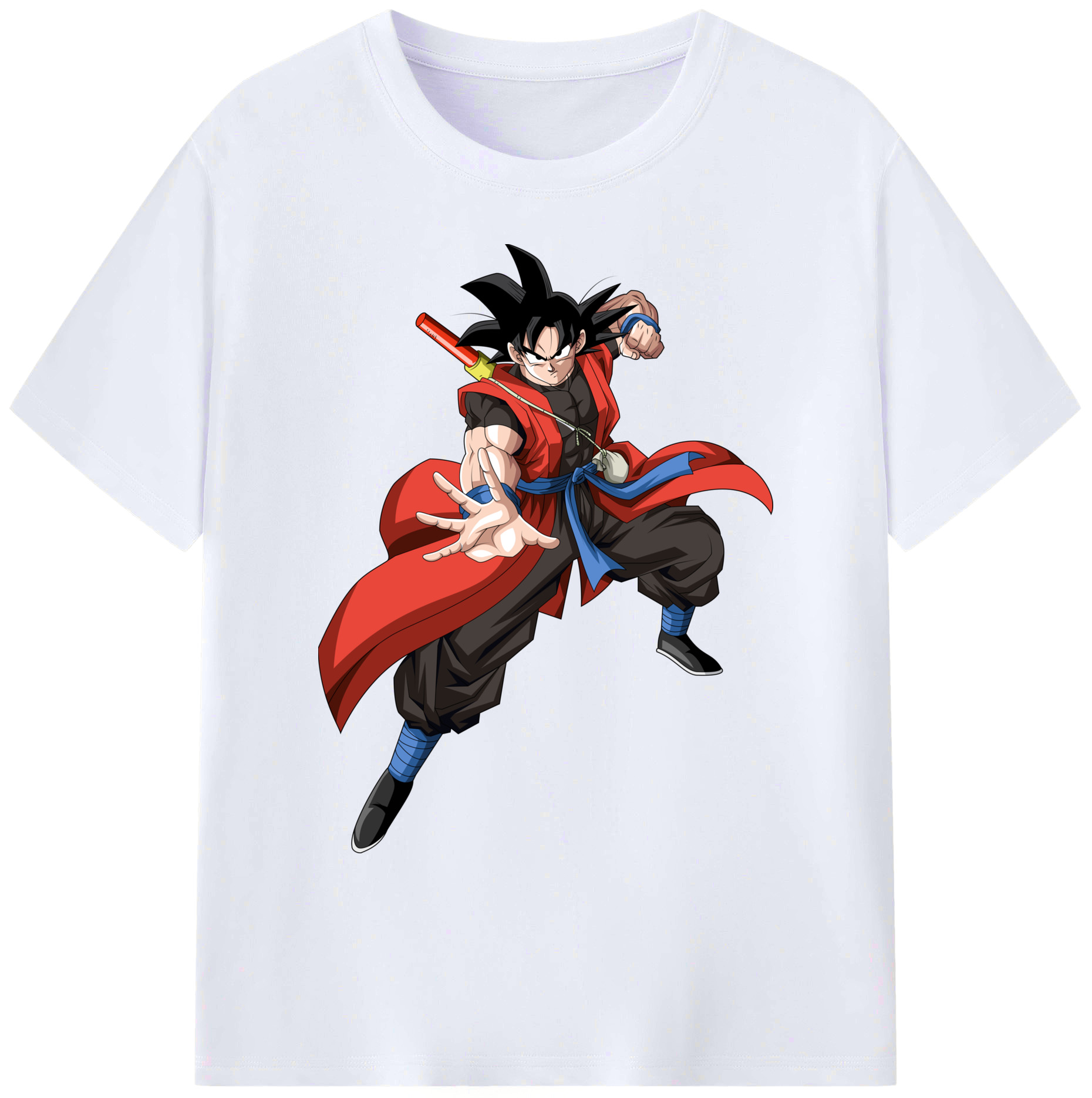 （画像用） ドラゴンボール 孫悟空（そん ごくう）Son Goku カカロット DRAGON BALL Kakarotto 綿100％ メンズ半袖Tシャツ｜肌触りやわらか＆通気性