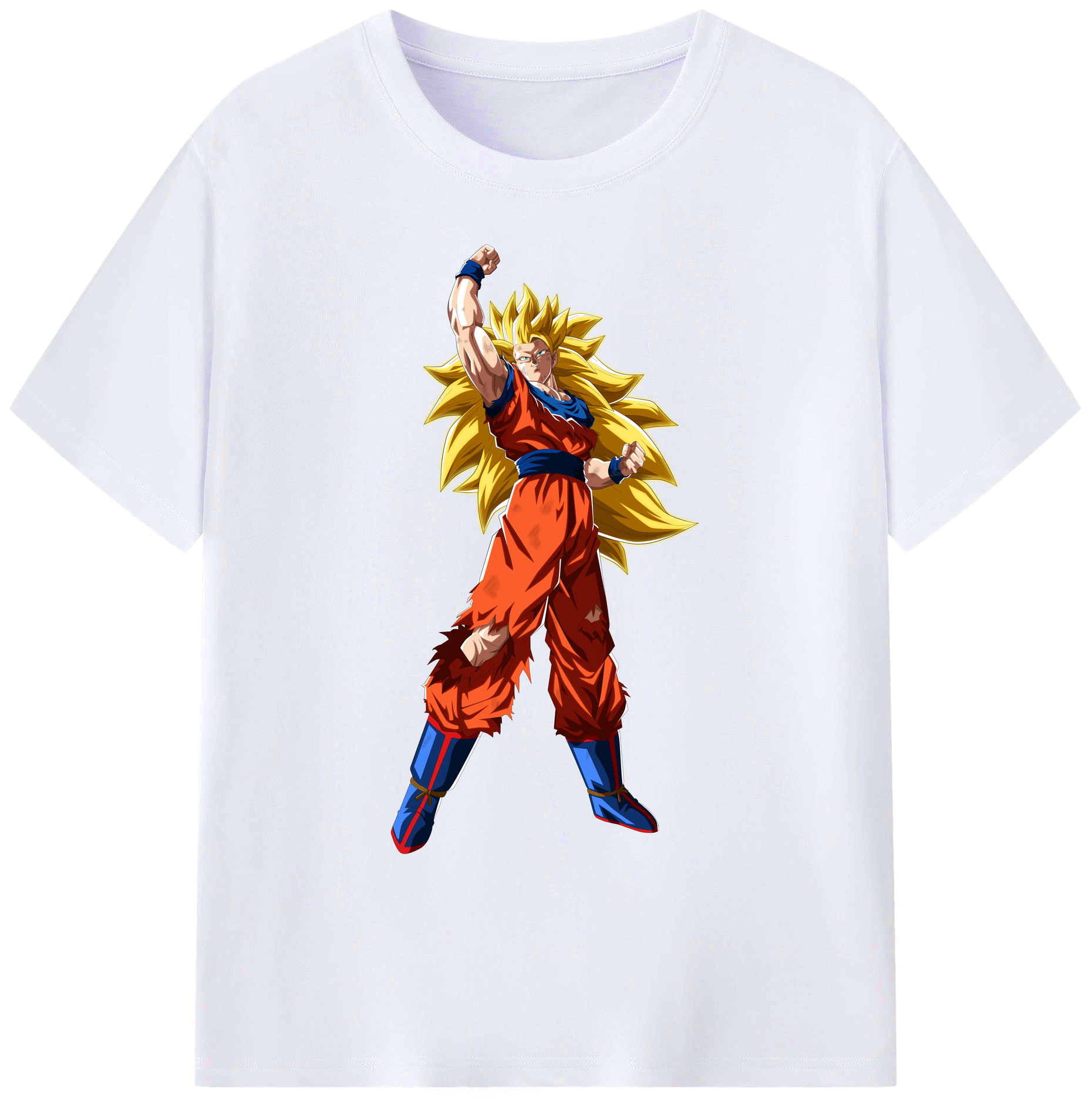 （画像用） ドラゴンボール 孫悟空（そん ごくう）Son Goku カカロット DRAGON BALL Kakarotto 綿100％ メンズ半袖Tシャツ｜肌触りやわらか＆通気性