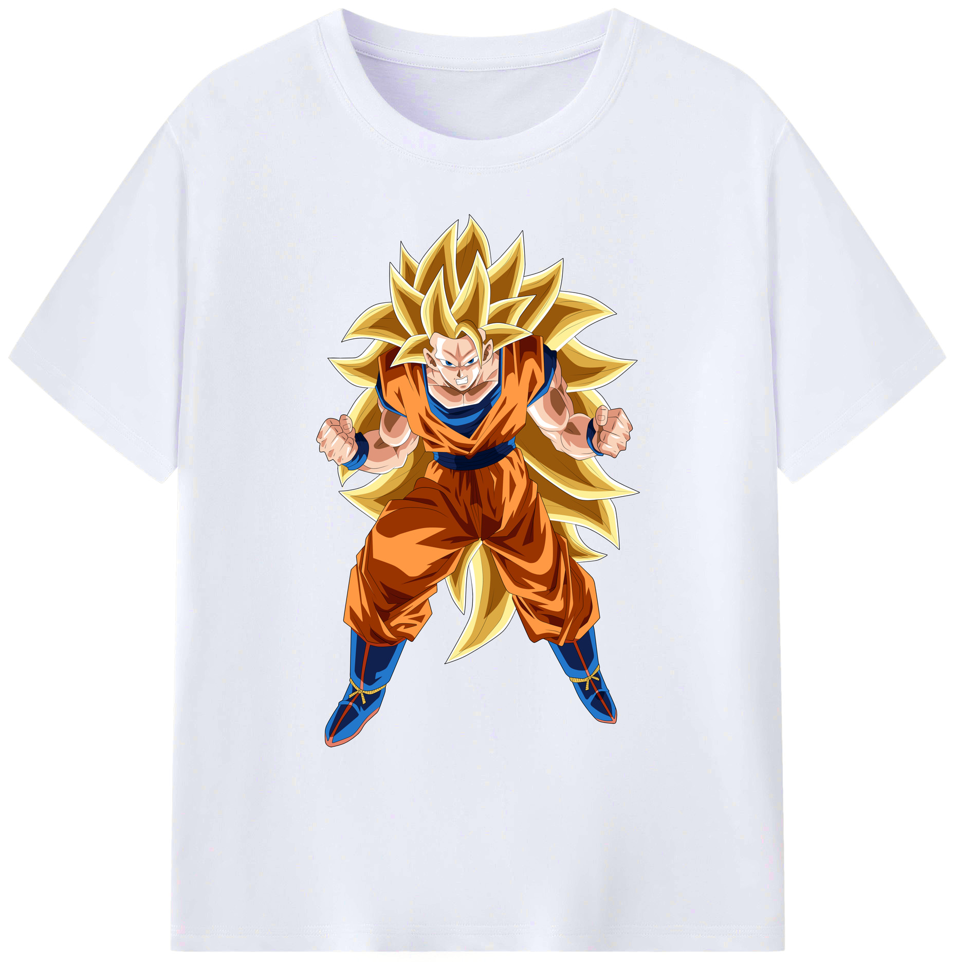 （画像用） ドラゴンボール 孫悟空（そん ごくう）Son Goku カカロット DRAGON BALL Kakarotto 綿100％ メンズ半袖Tシャツ｜肌触りやわらか＆通気性