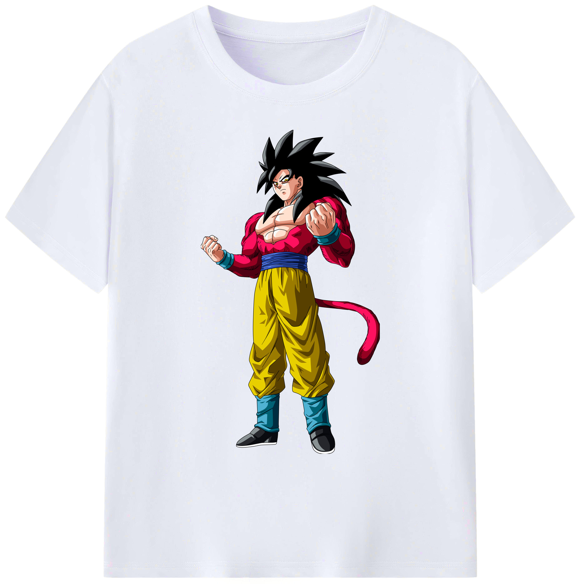 （画像用） ドラゴンボール 孫悟空（そん ごくう）Son Goku カカロット DRAGON BALL Kakarotto 綿100％ メンズ半袖Tシャツ｜肌触りやわらか＆通気性